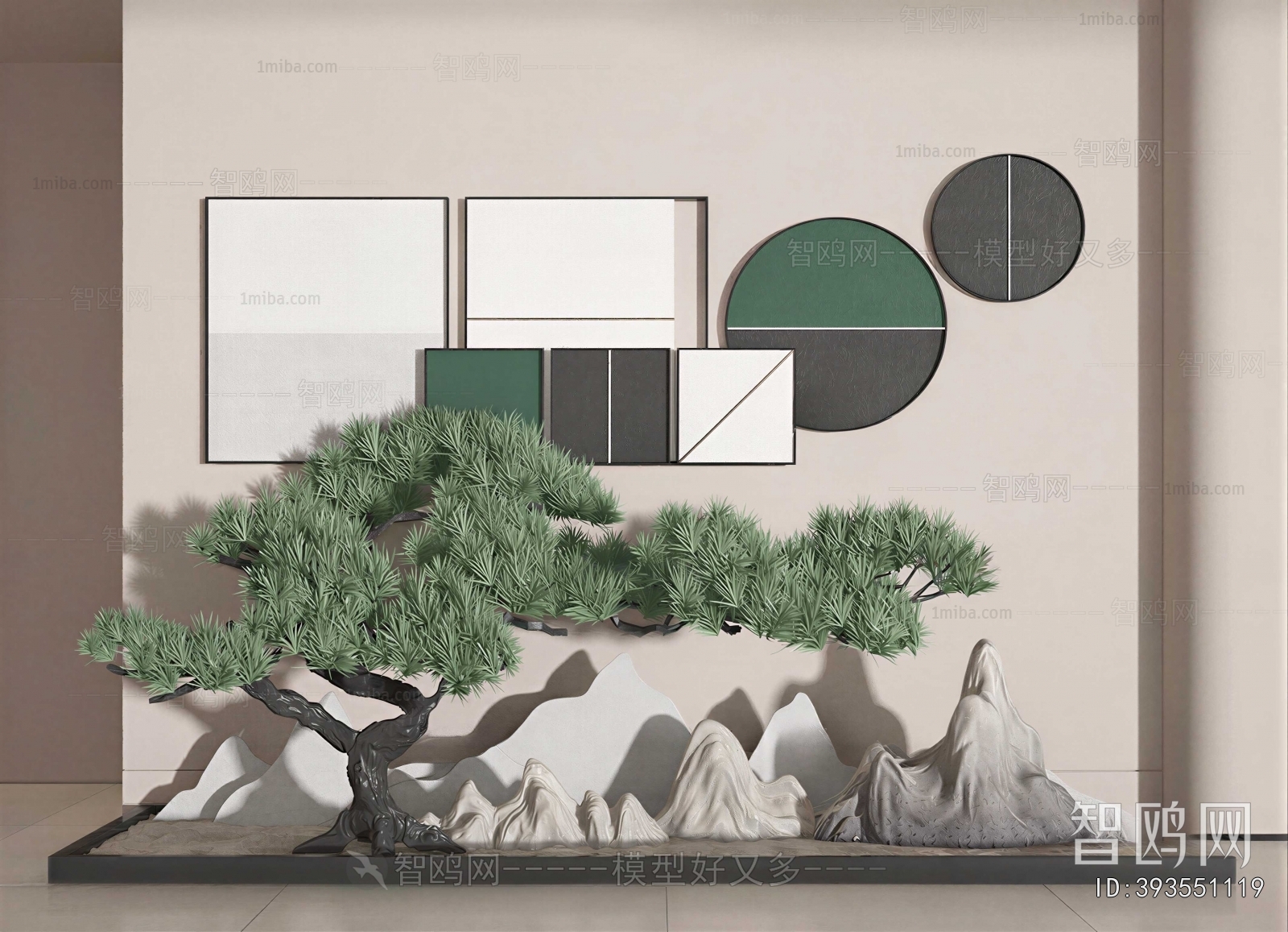 New Chinese Style Plant Landscaping