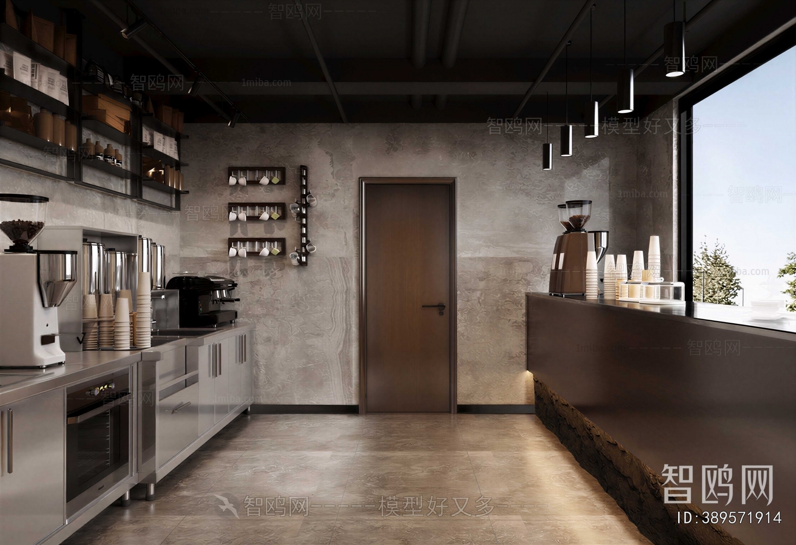 Industrial Style Cafe