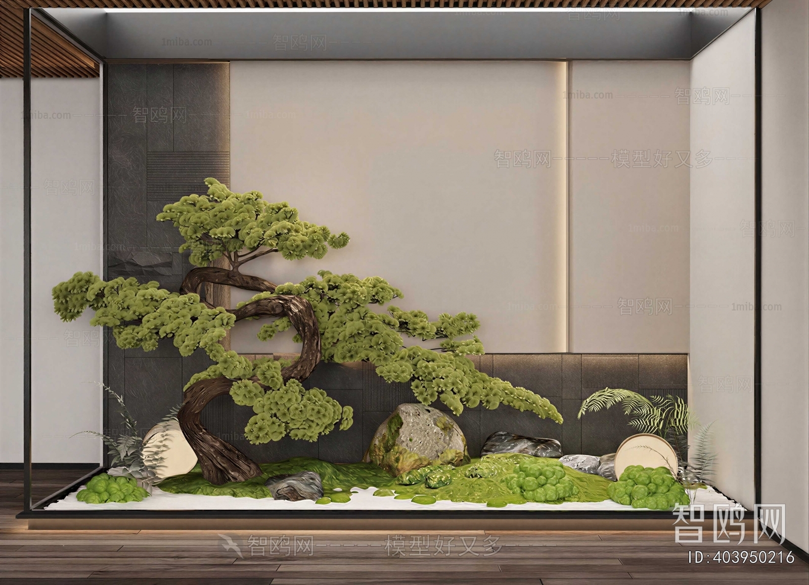 New Chinese Style Plant Landscaping