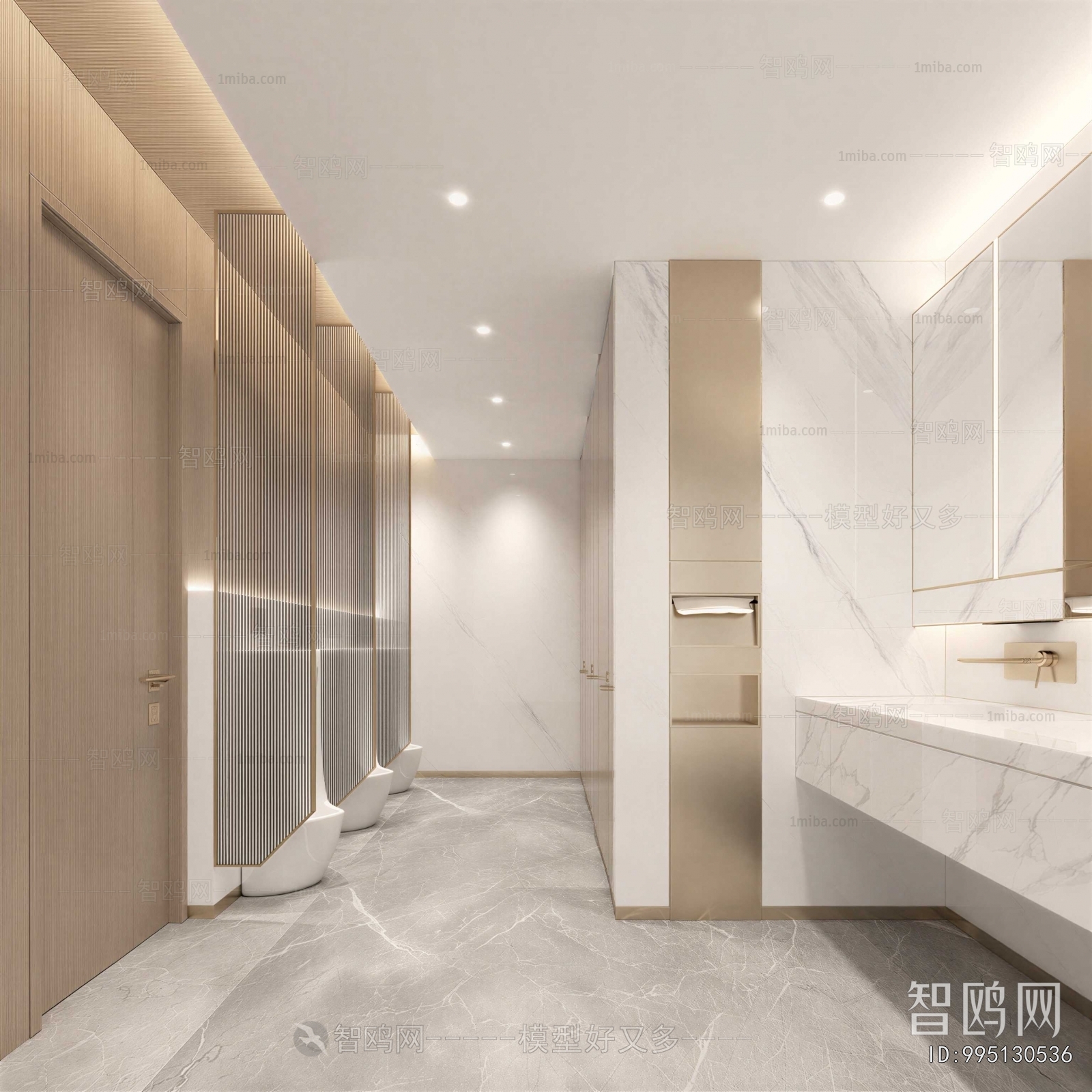 Modern Public Toilet