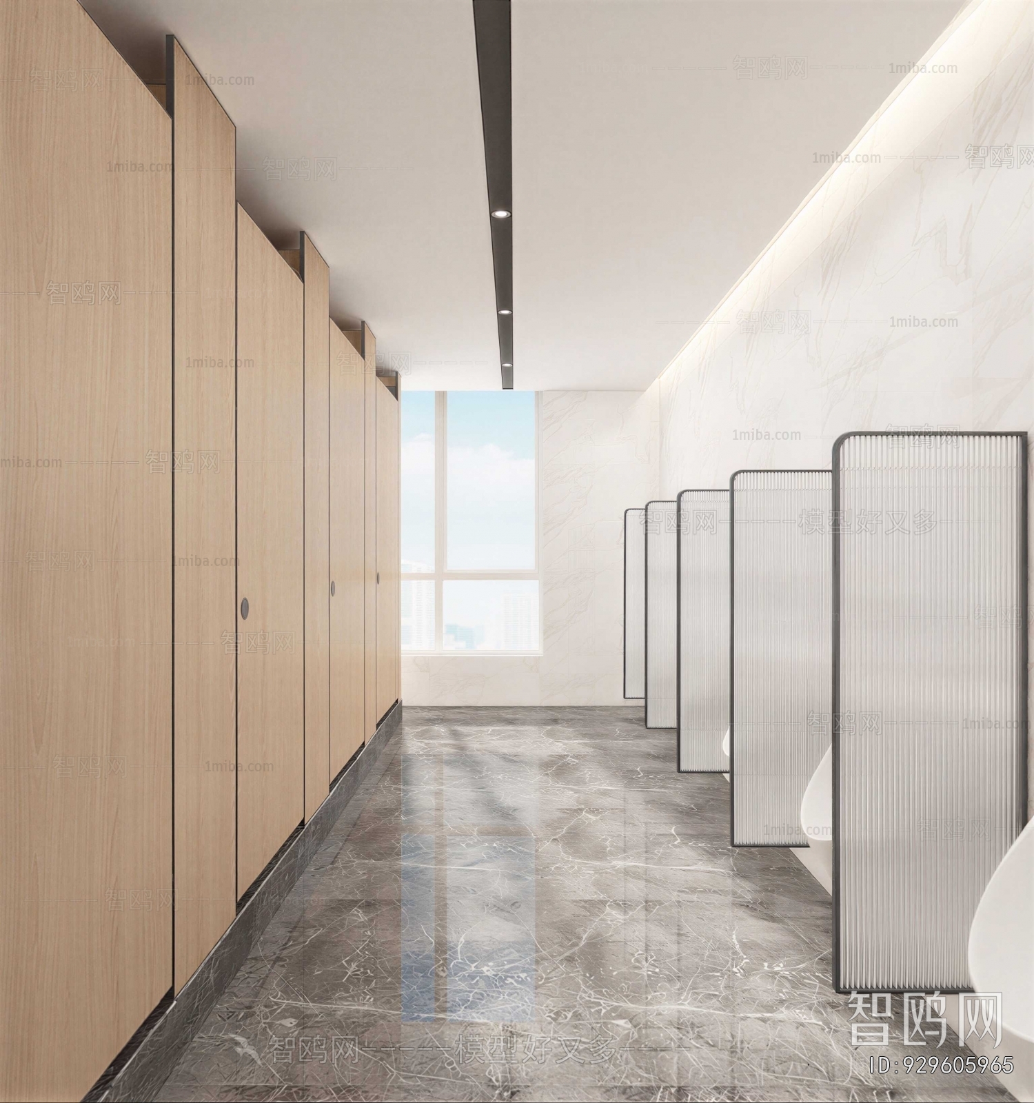 Modern Public Toilet