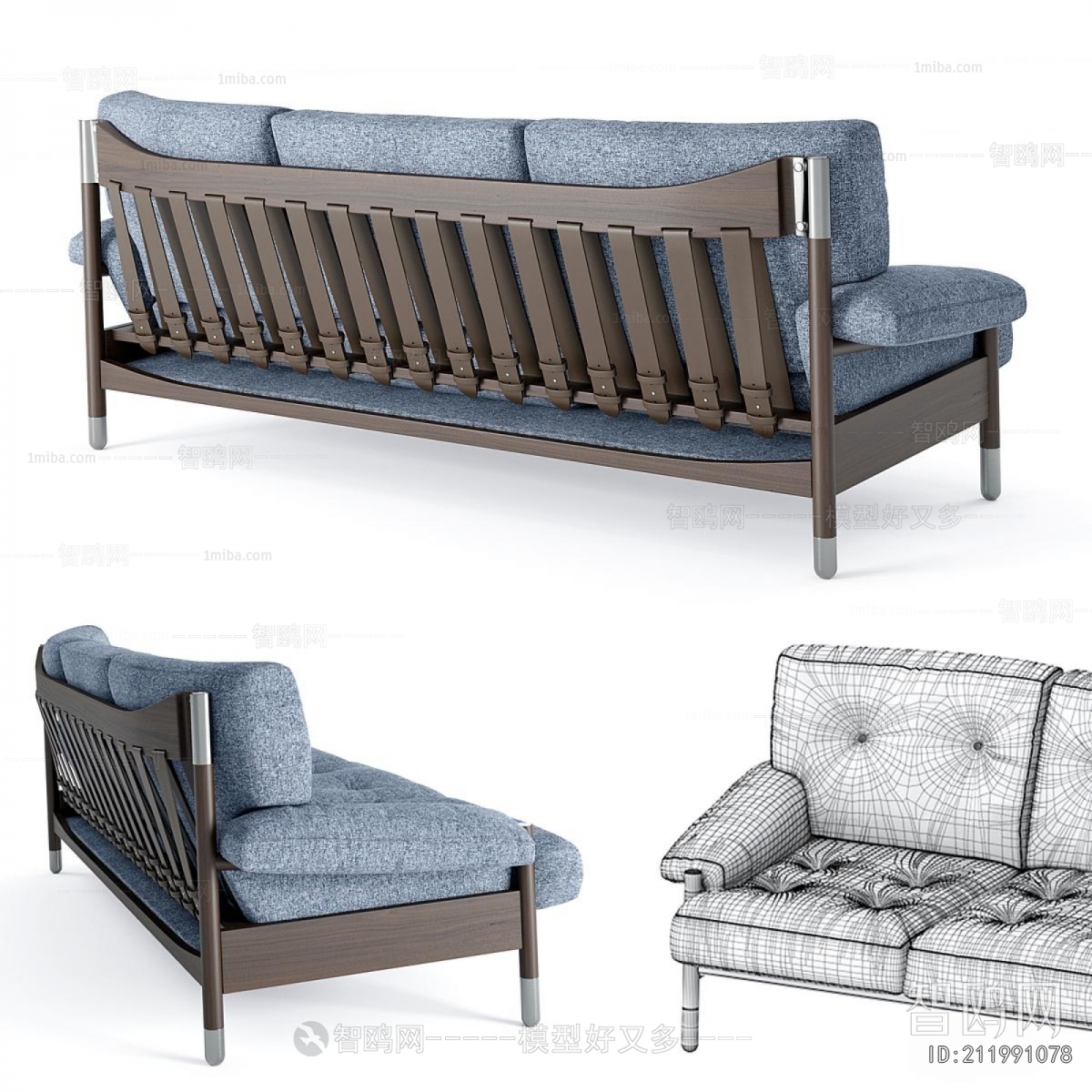 Modern Three-seat Sofa