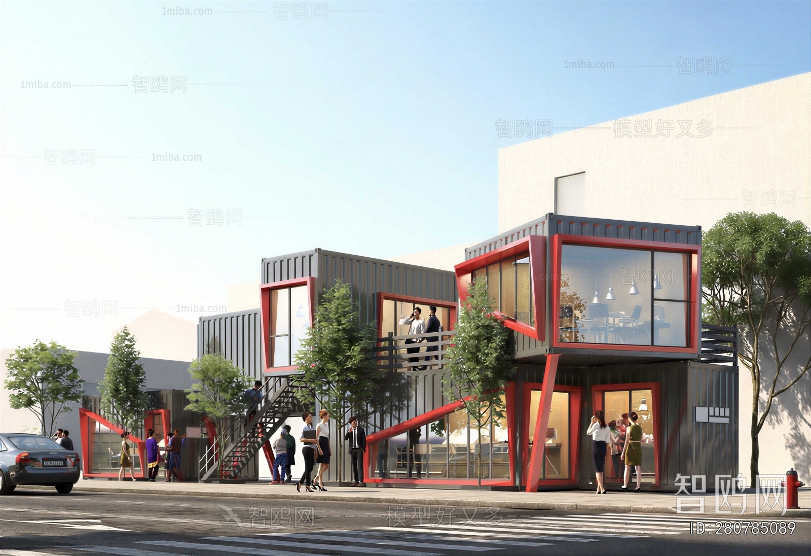 Modern Appearance Of Commercial Building