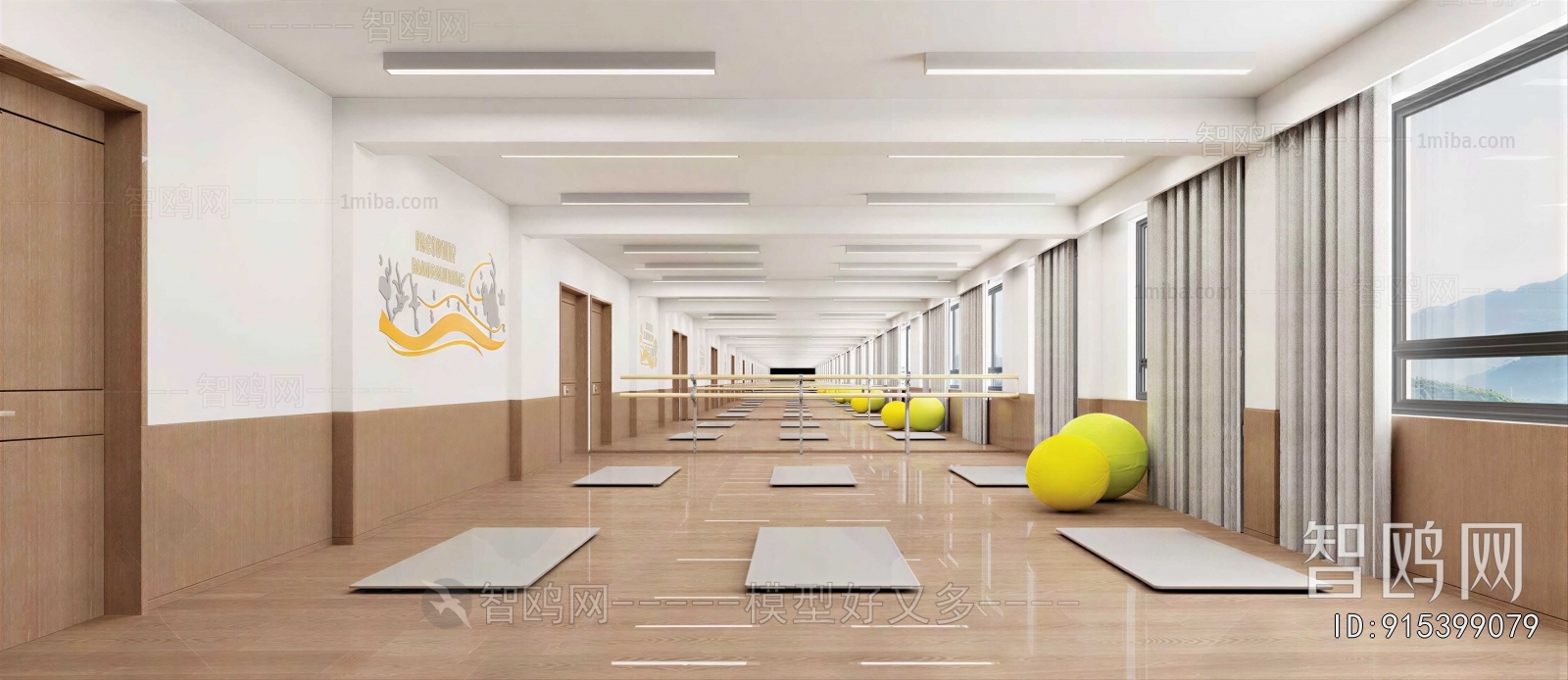 Modern Yoga Room