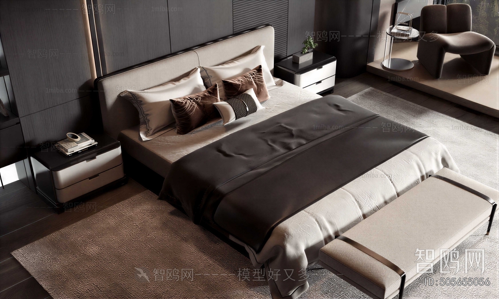 Modern Double Bed