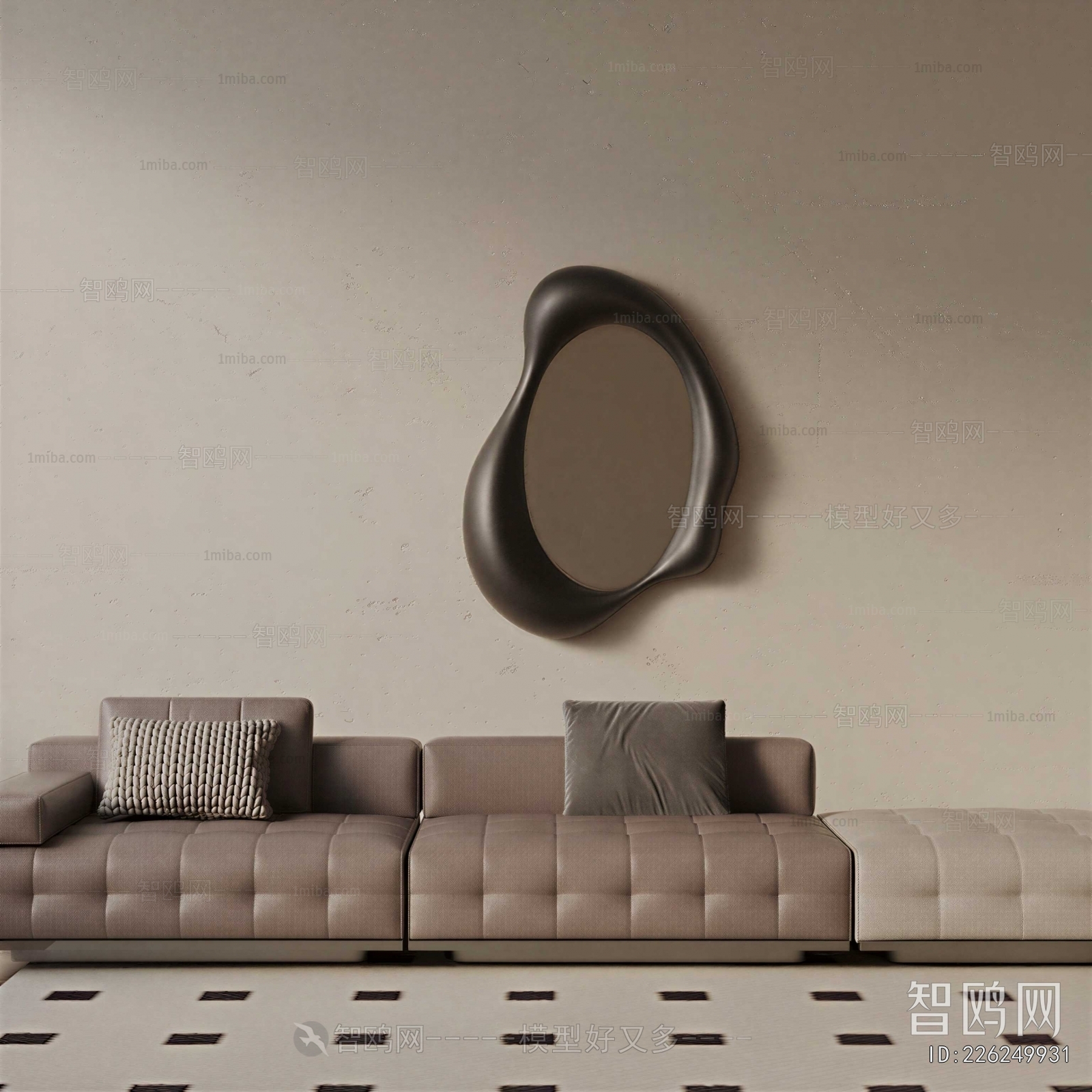 Modern Three-seat Sofa