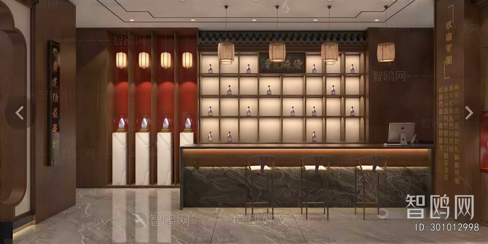 New Chinese Style Exhibition Hall