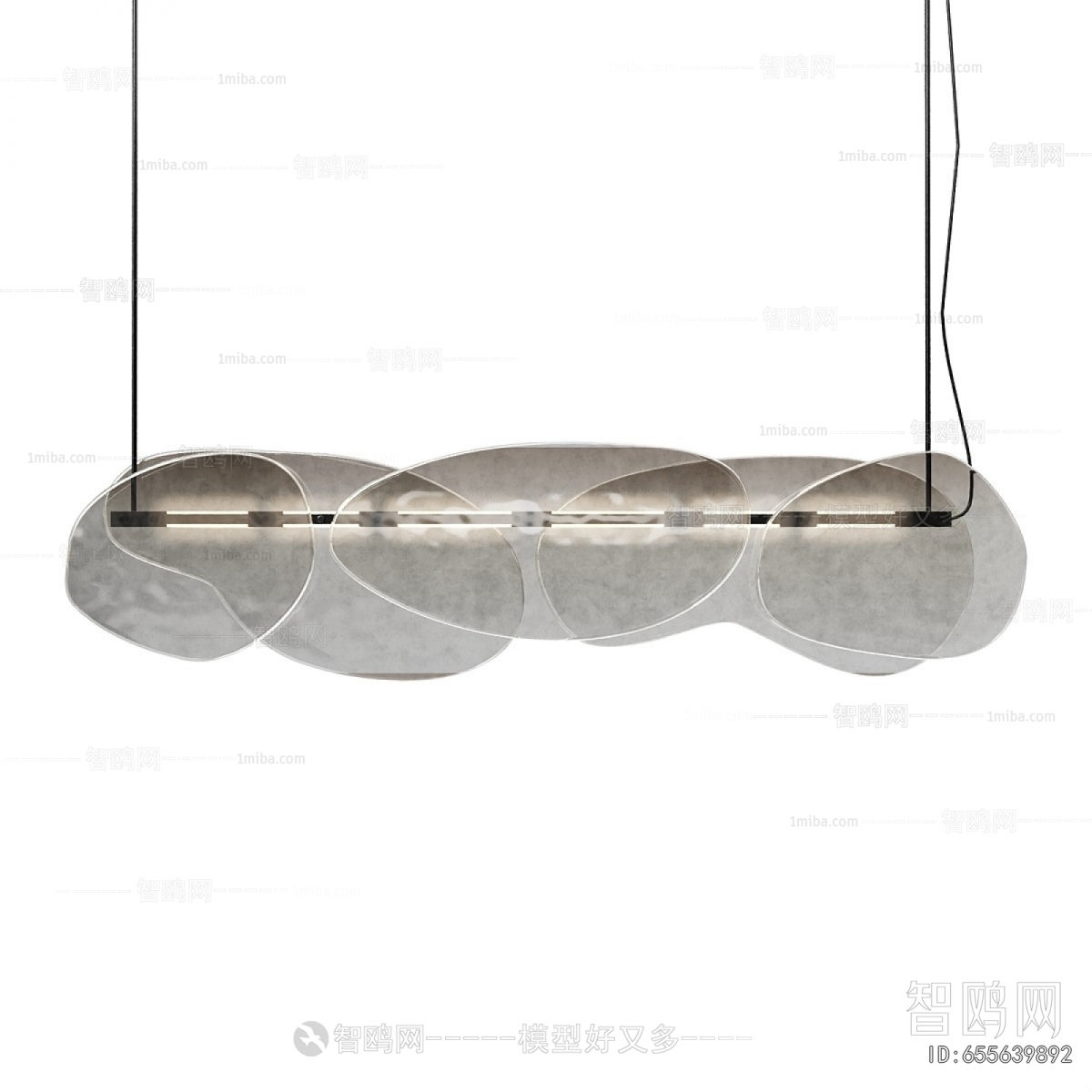 Modern Long Chandelier