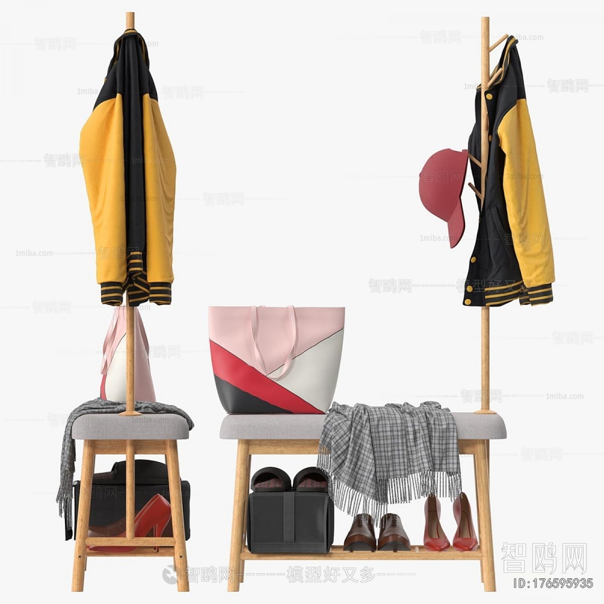 Modern Stool For Changing Shoes