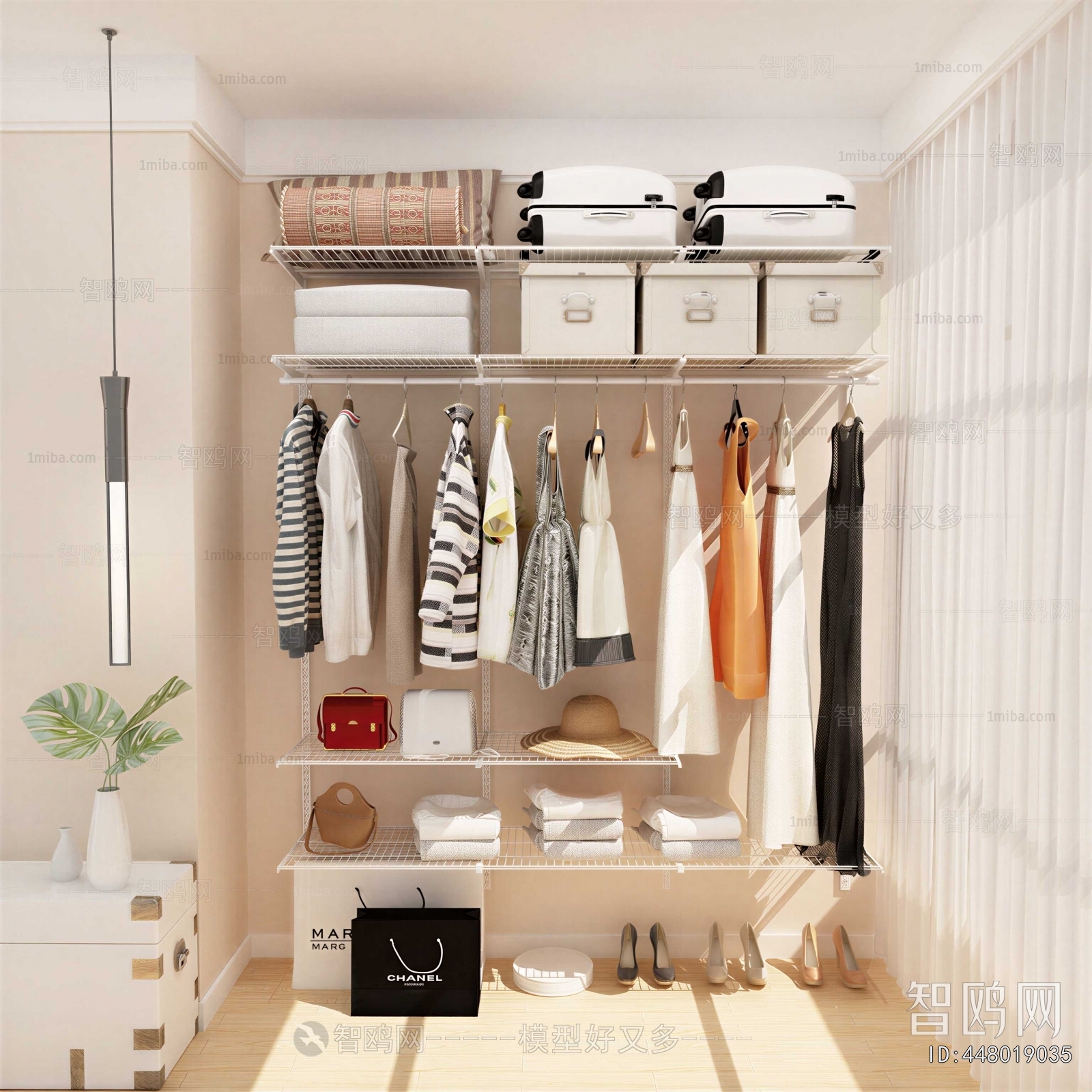 Modern Clothes Storage Area
