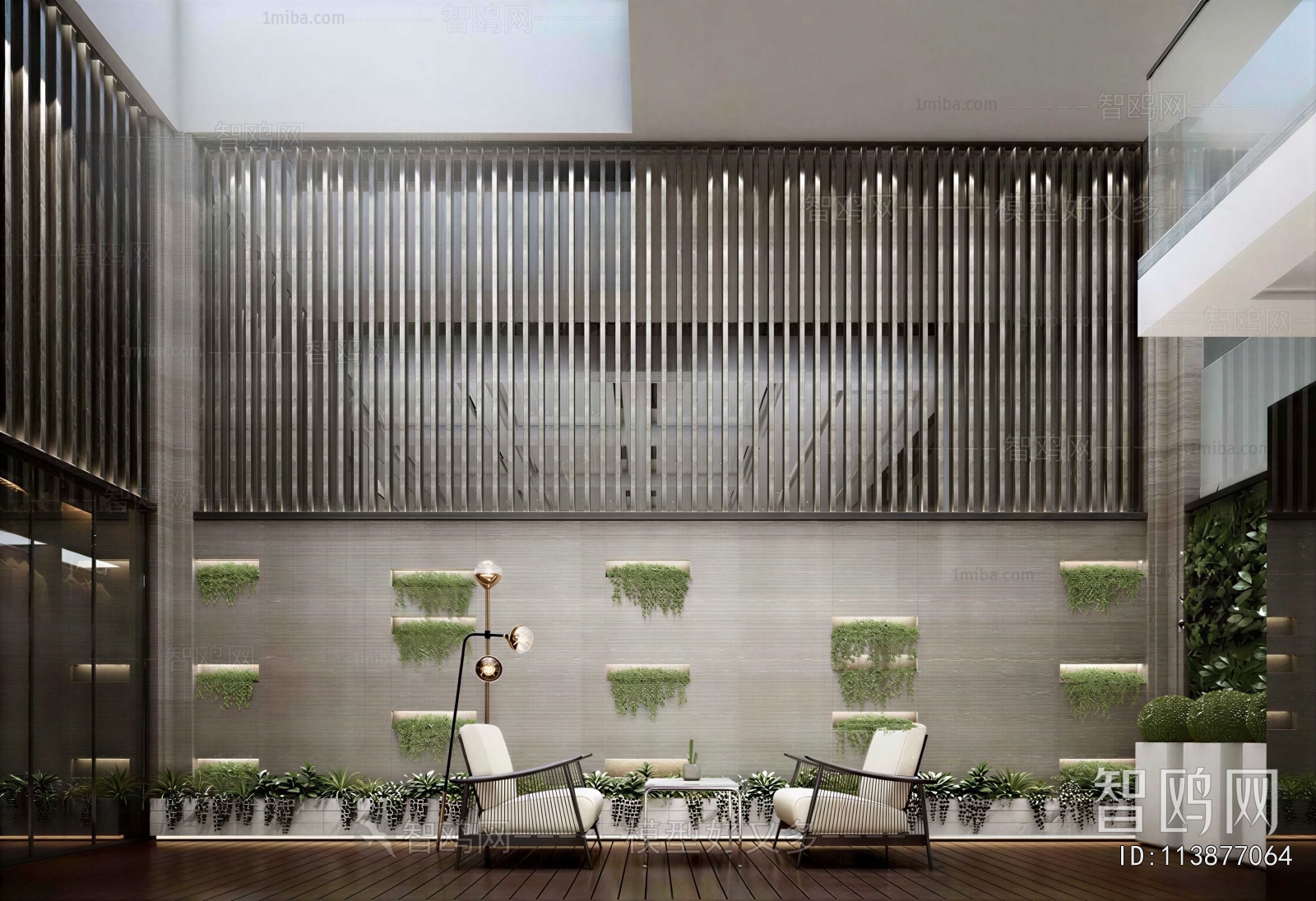 Modern Courtyard/landscape