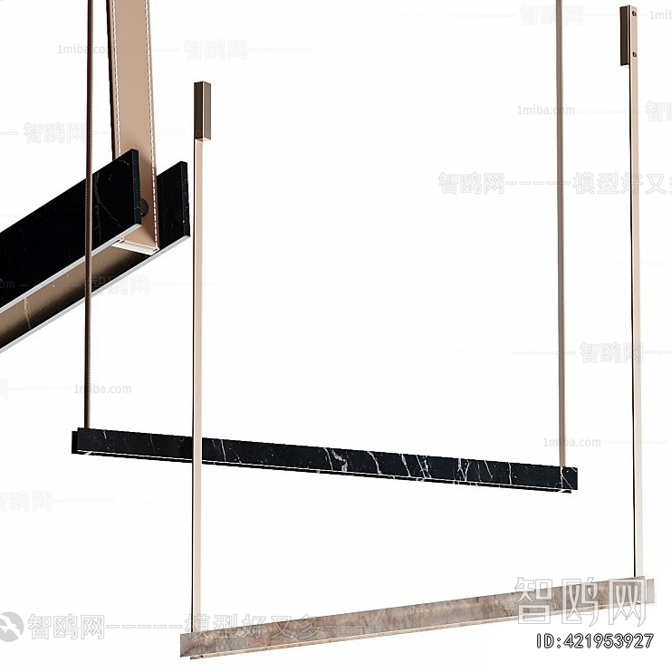 Modern Long Chandelier