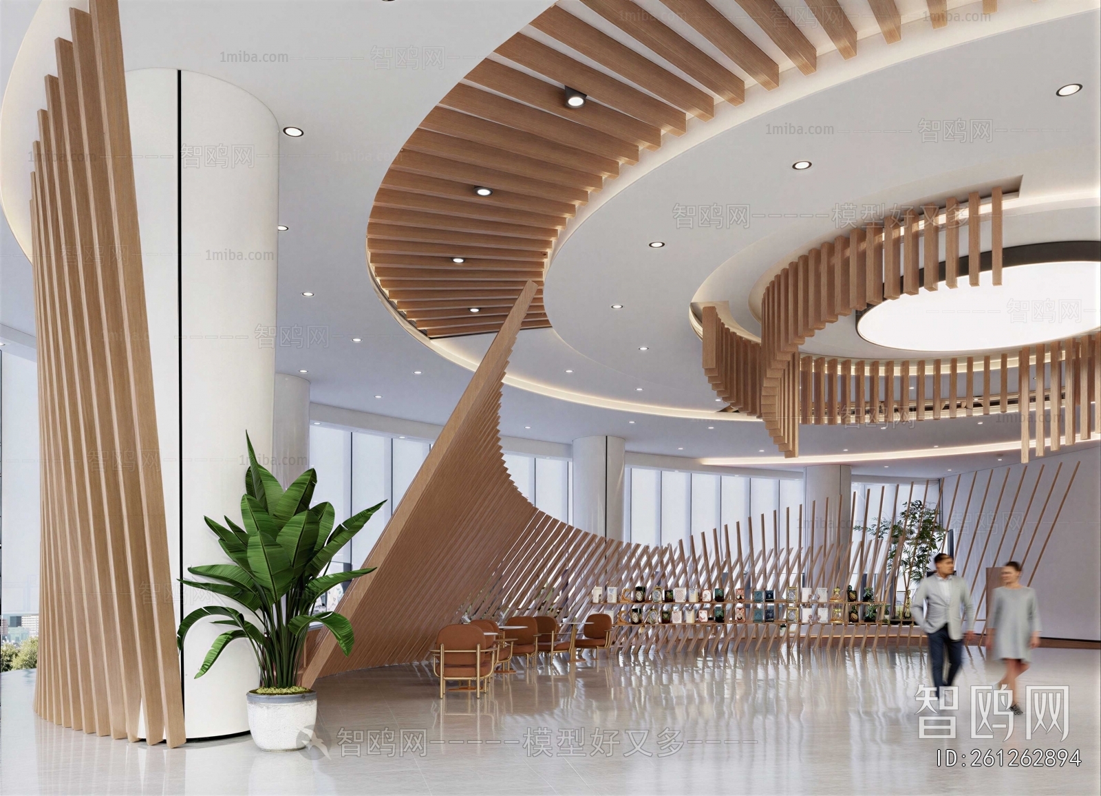 Modern Office Reception Desk