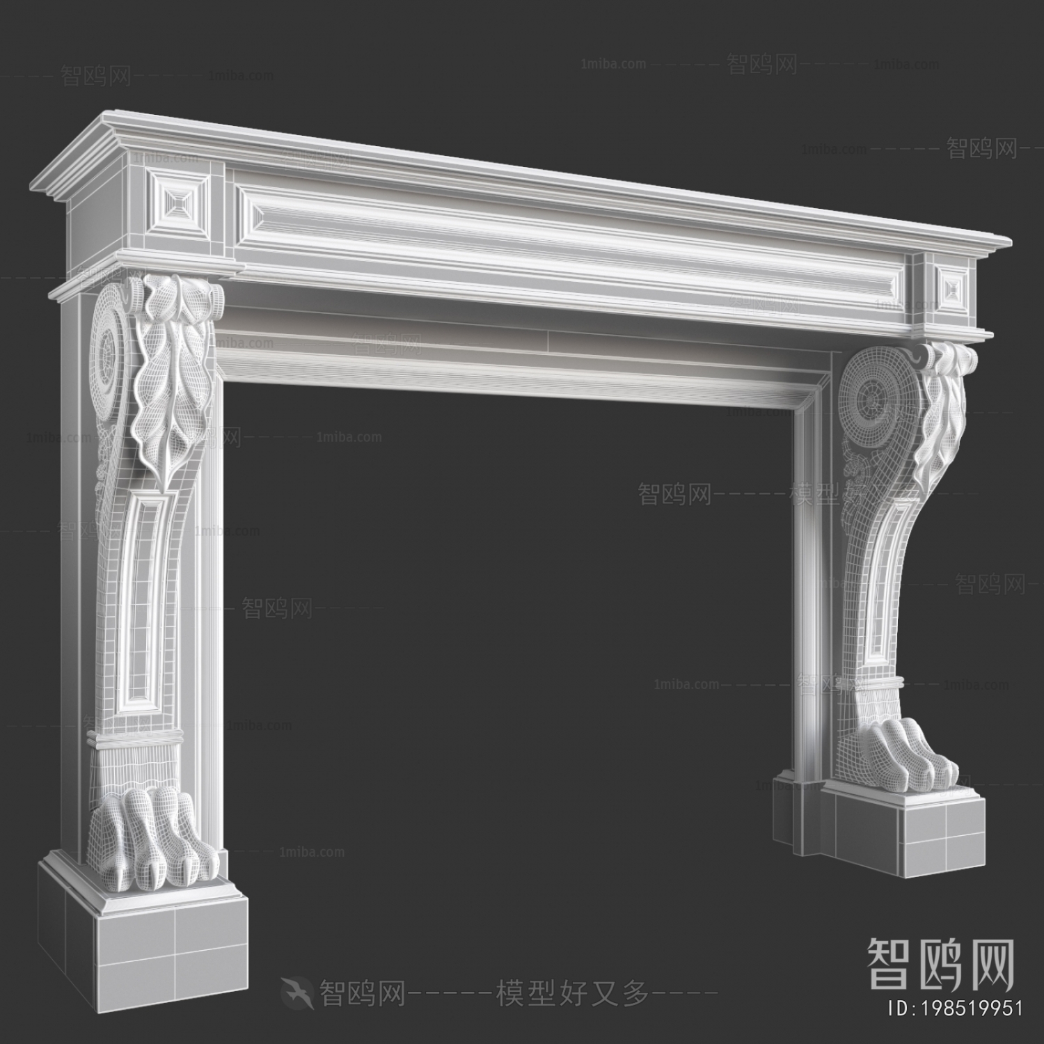 European Style Fireplace