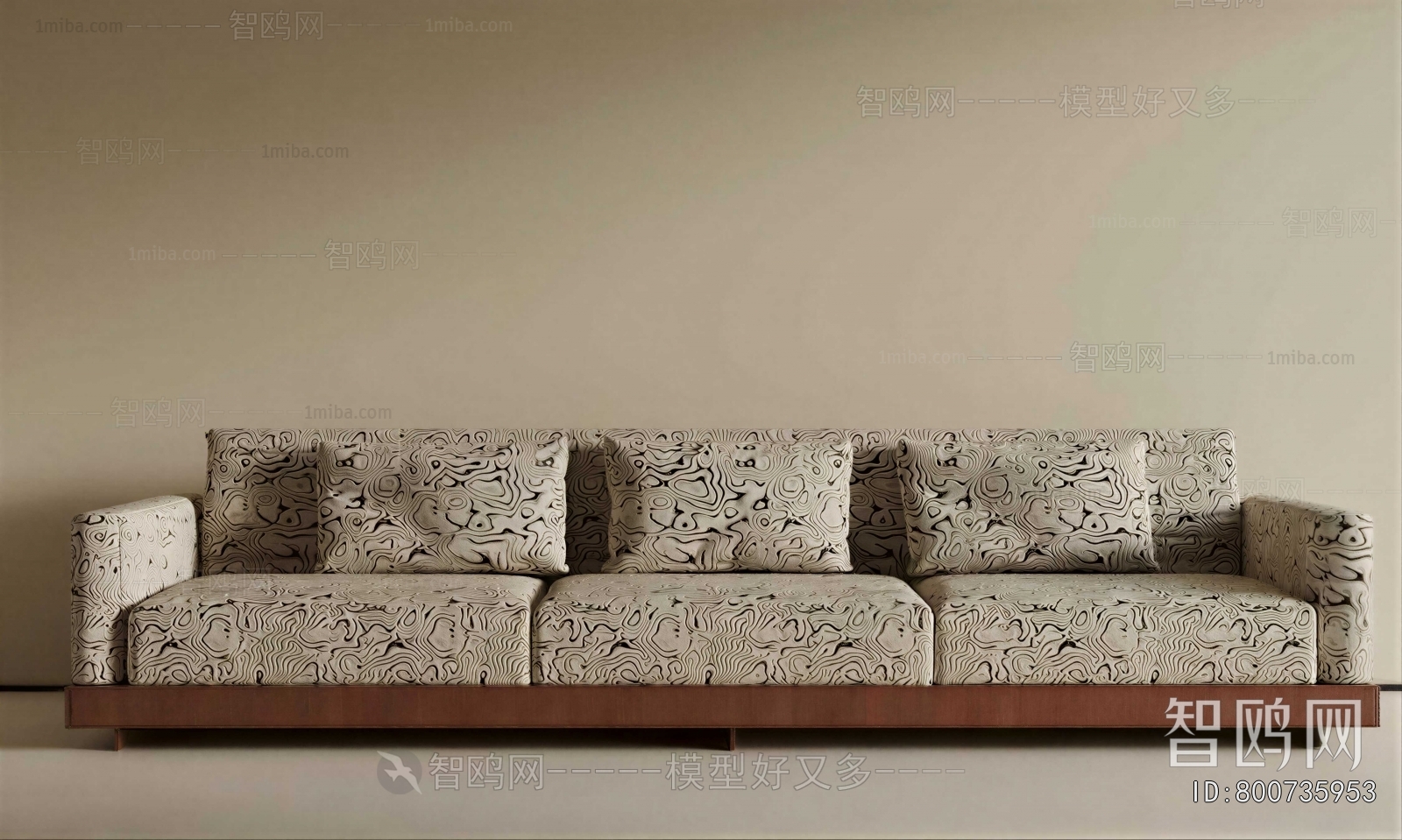 Modern Three-seat Sofa