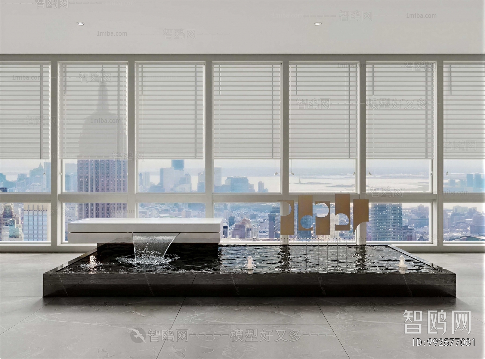 Modern Rockery Waterscape