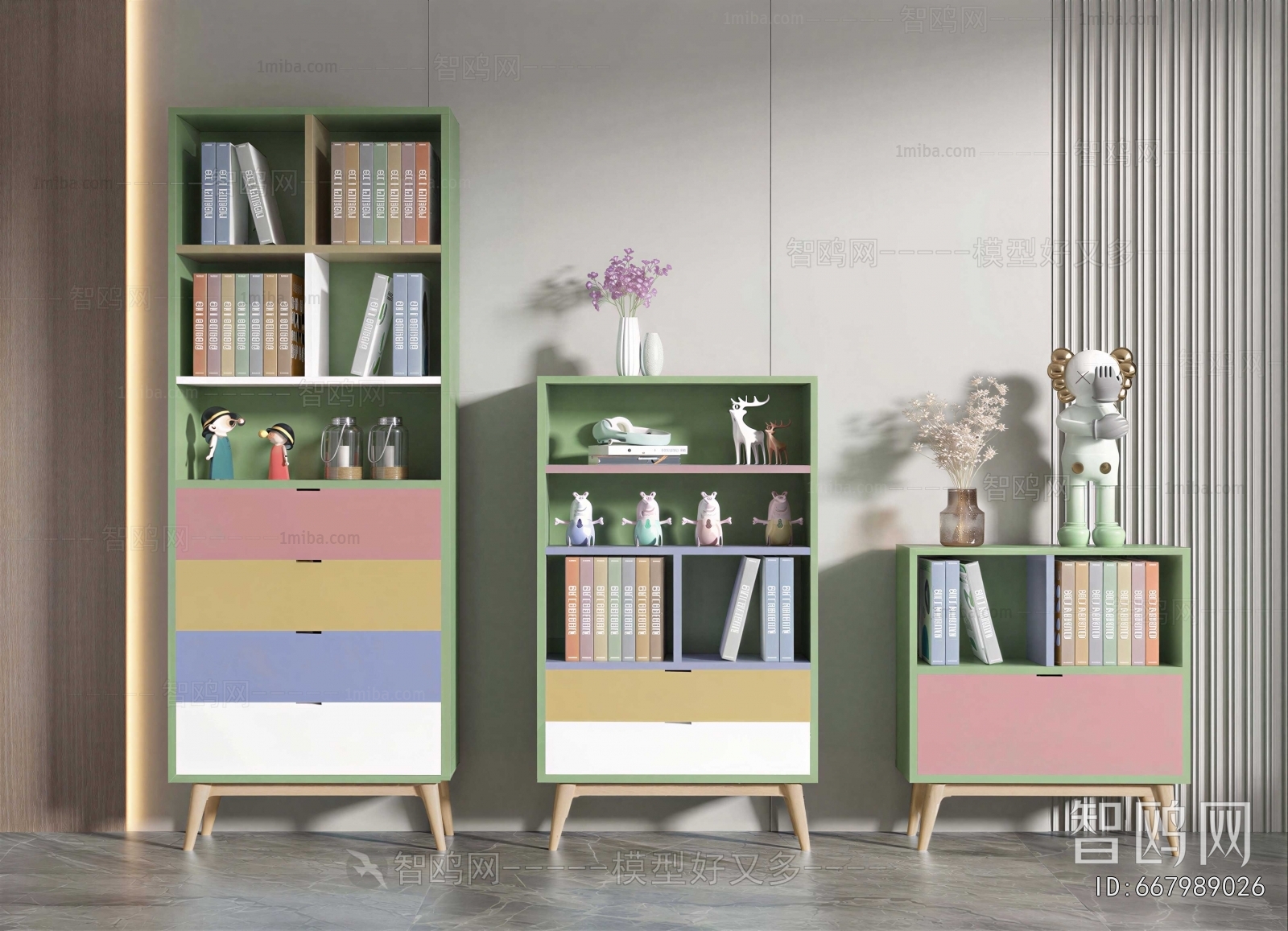 Nordic Style Bookcase
