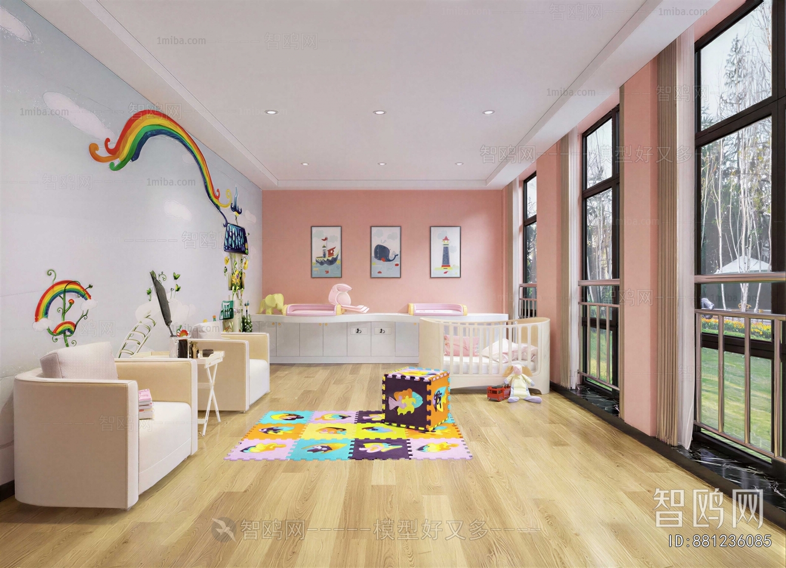 Modern Baby Care Room