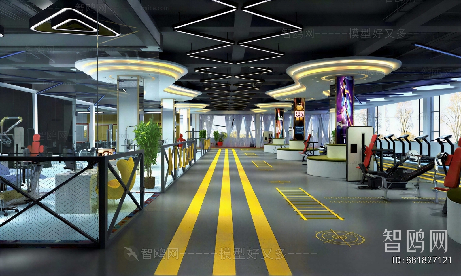 Industrial Style Gym