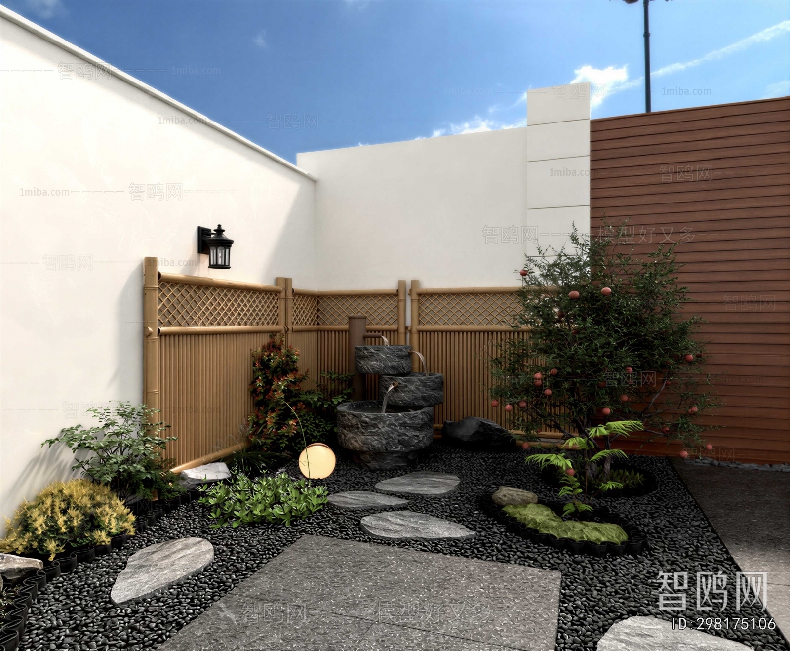 New Chinese Style Courtyard/landscape