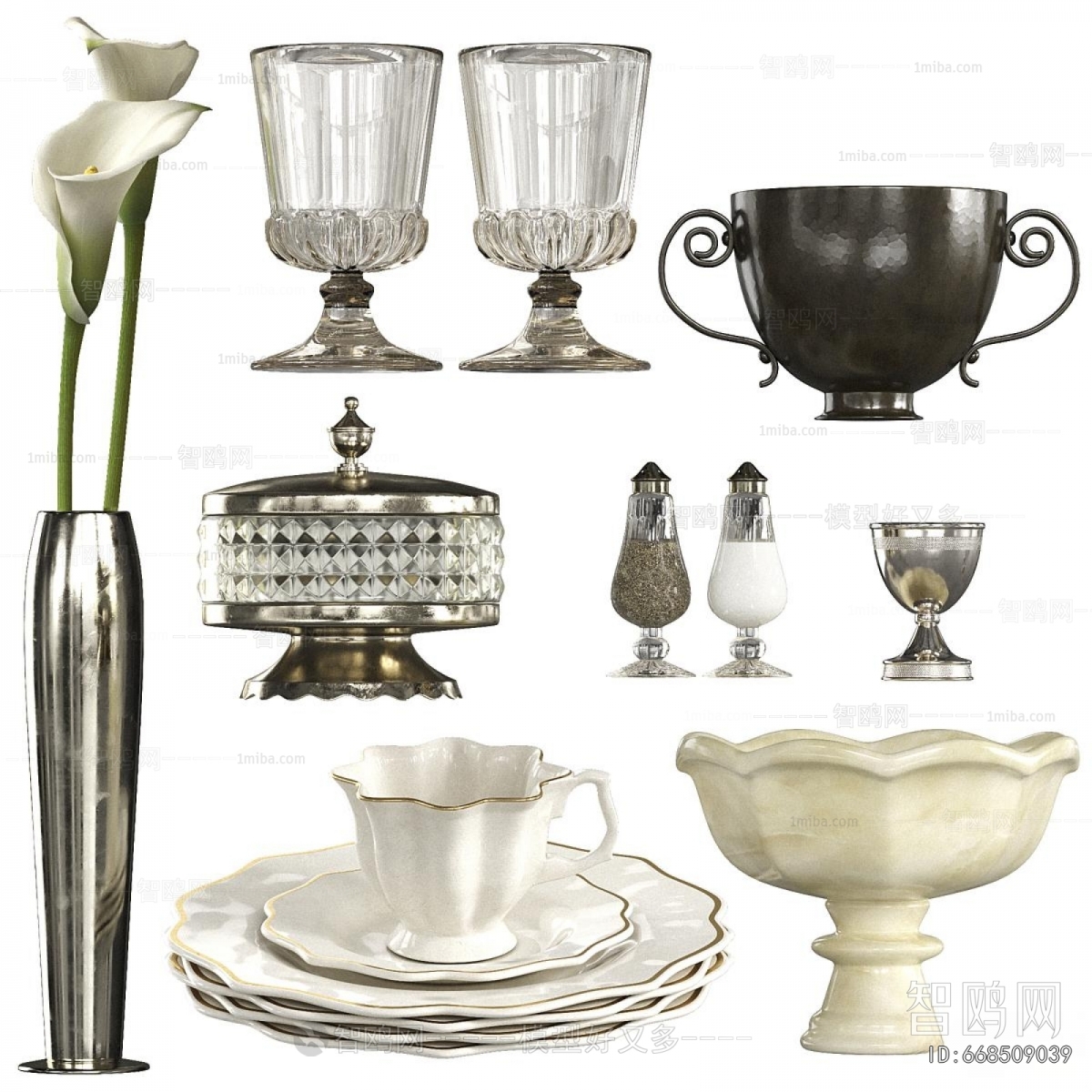 French Style Decorative Set