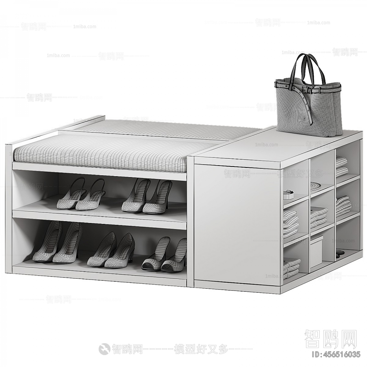 Modern Stool For Changing Shoes