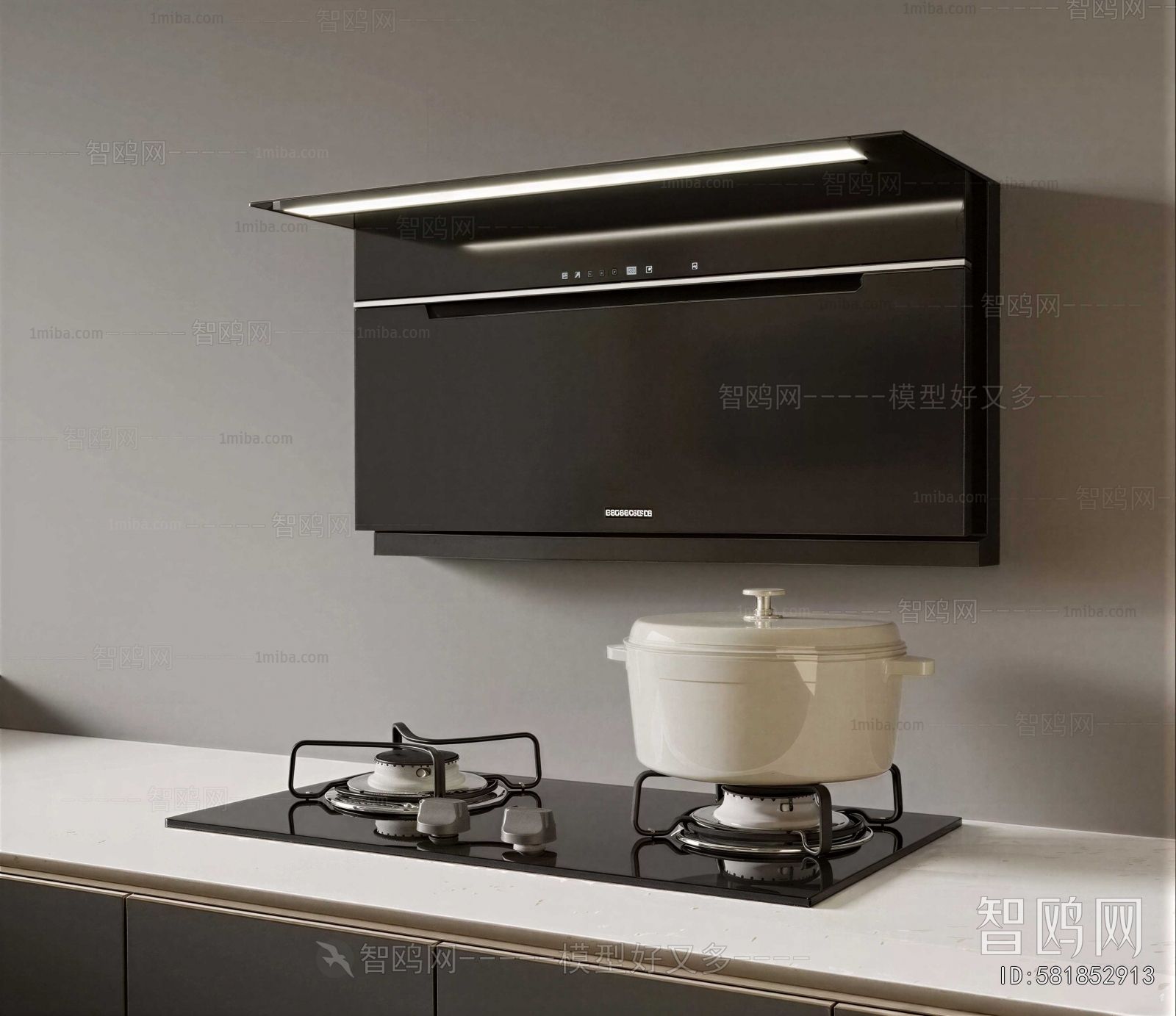 Modern Kitchen Electric Gas Range