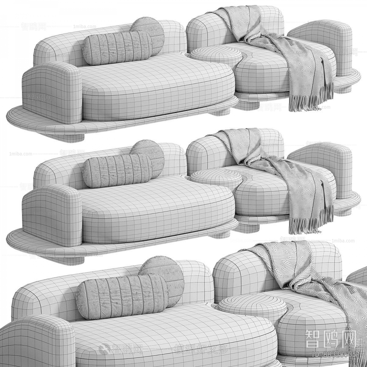 Modern Multi Person Sofa