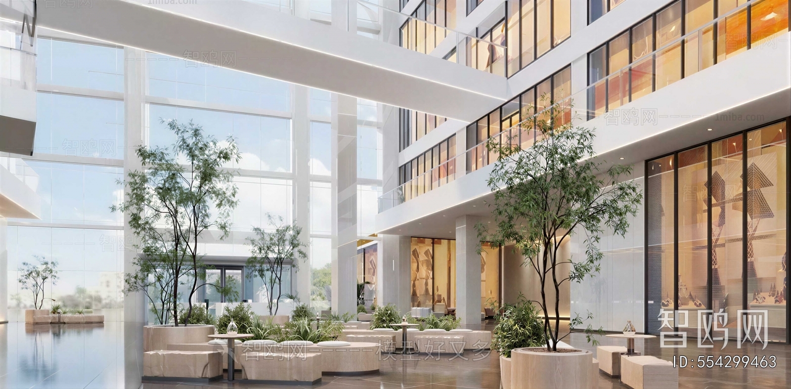 Modern Office Reception Desk