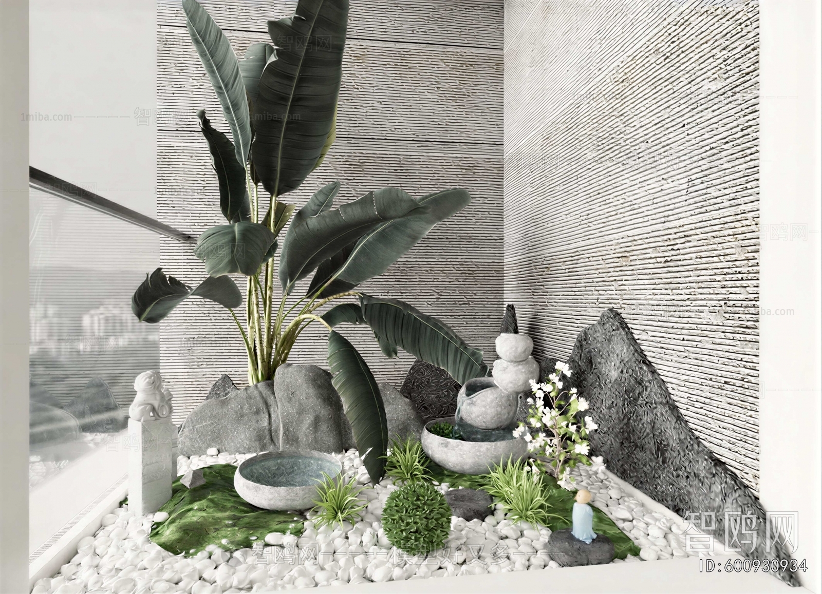 New Chinese Style Plant Landscaping