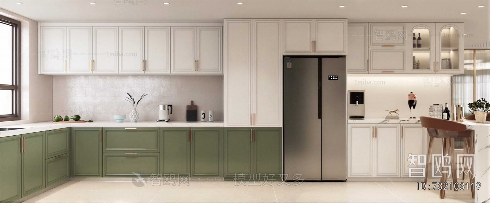 American Style Open Kitchen