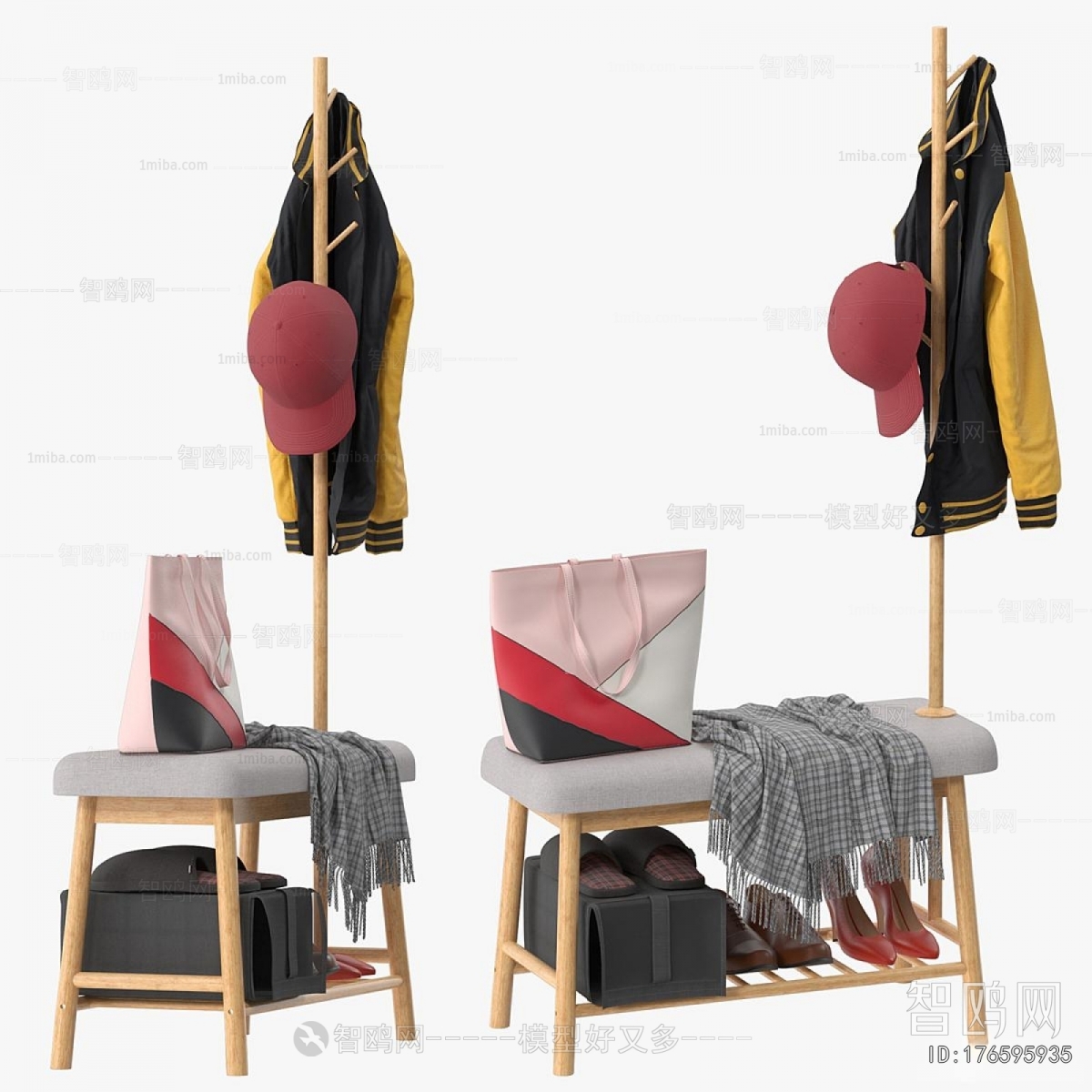 Modern Stool For Changing Shoes