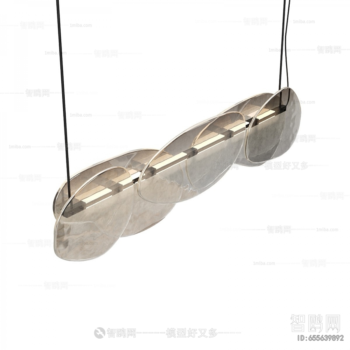 Modern Long Chandelier