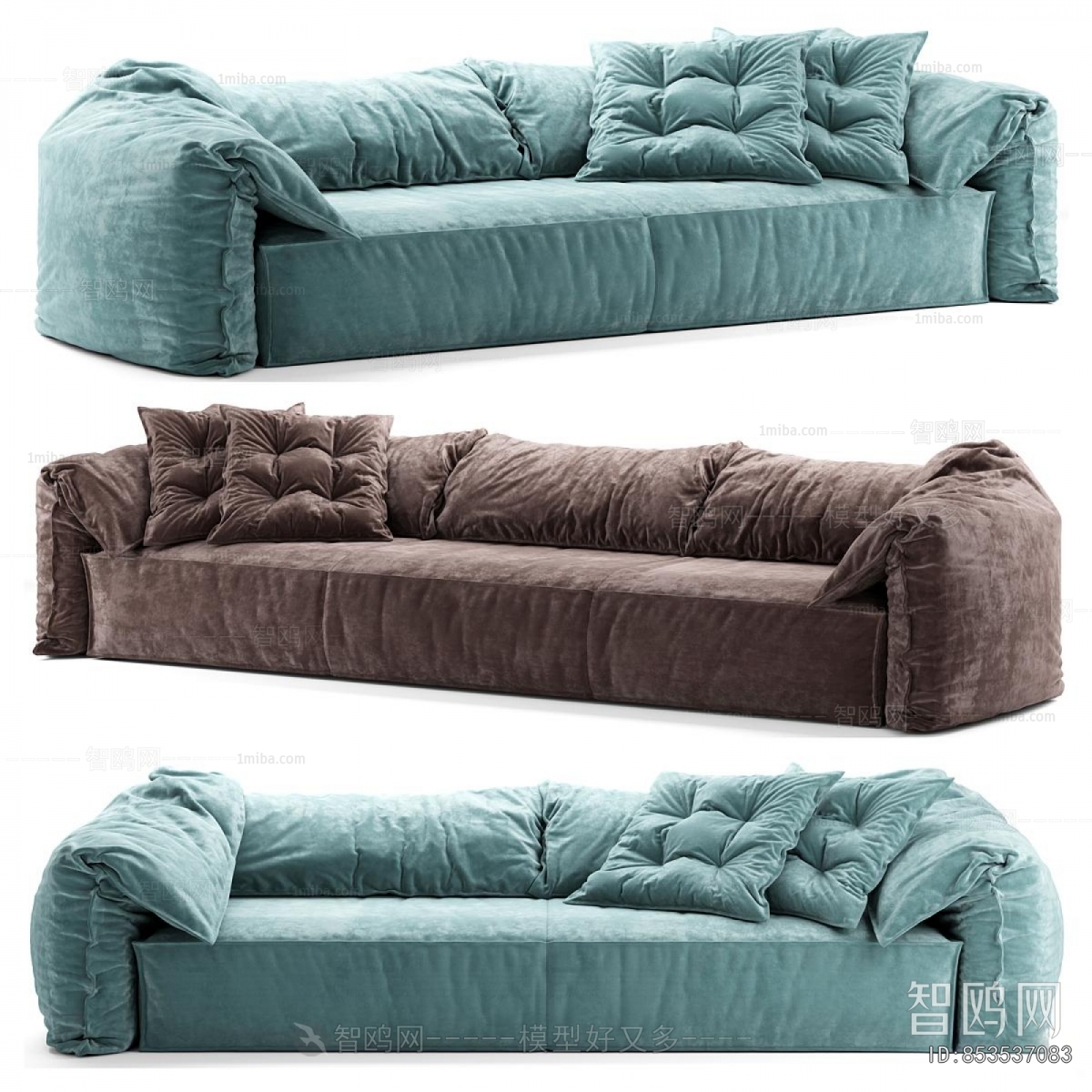 Modern Three-seat Sofa
