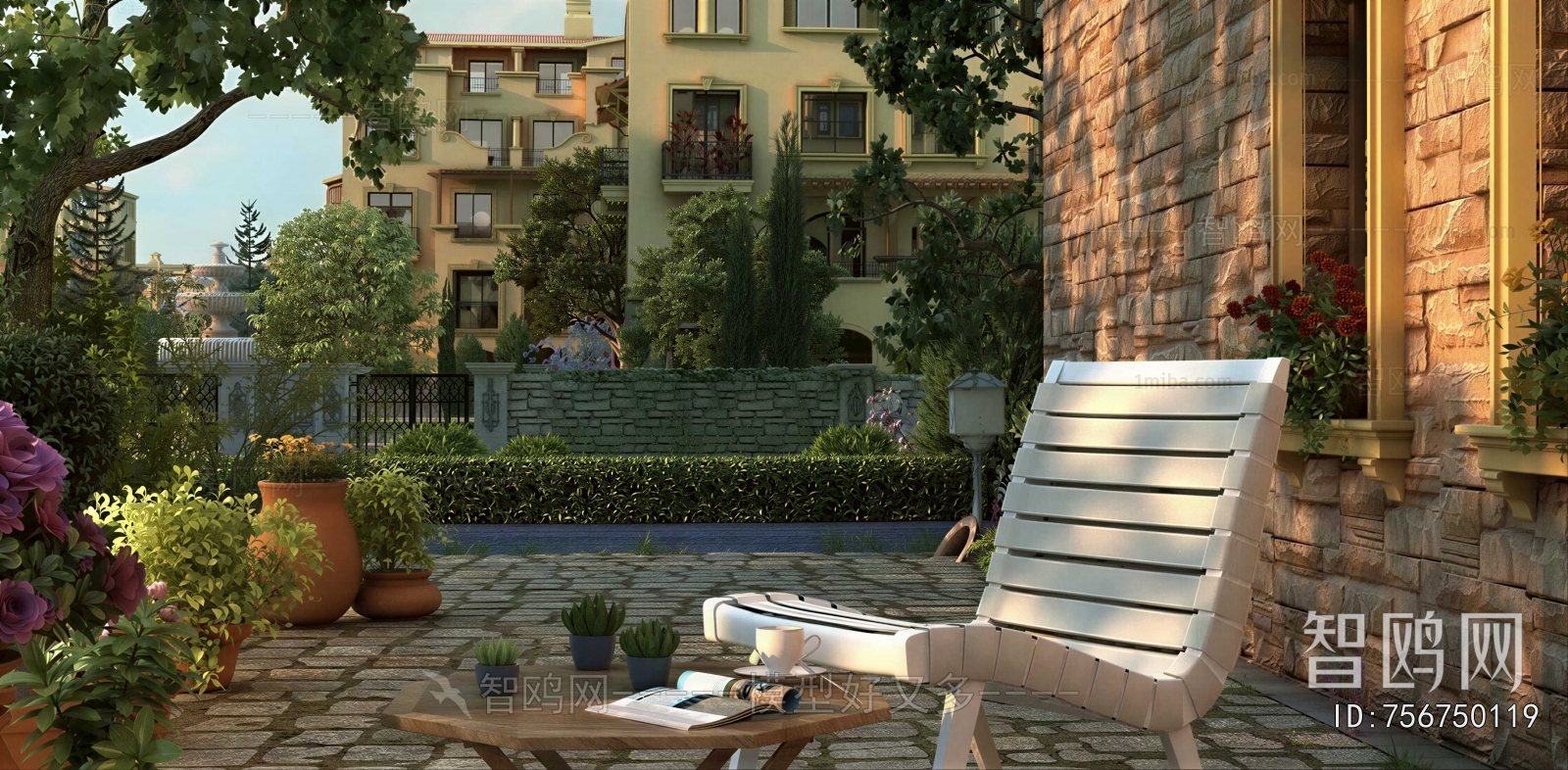 Modern Courtyard/landscape