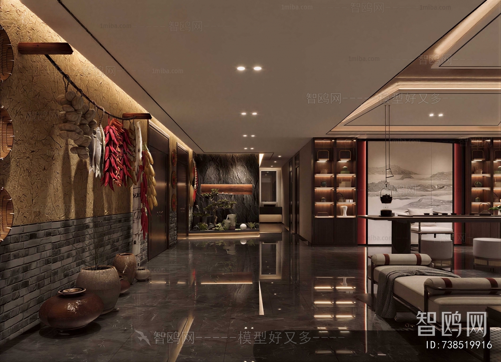 New Chinese Style Club Space