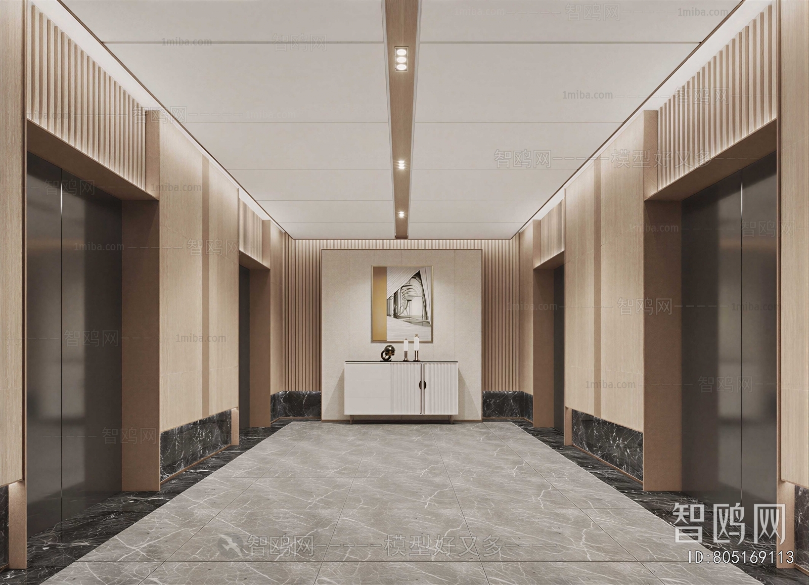Modern Elevator Hall