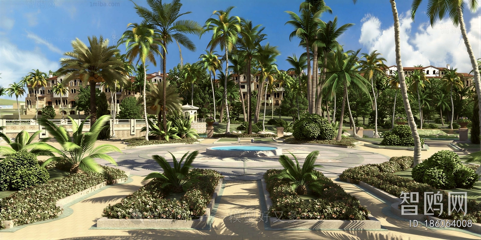 European Style Courtyard/landscape