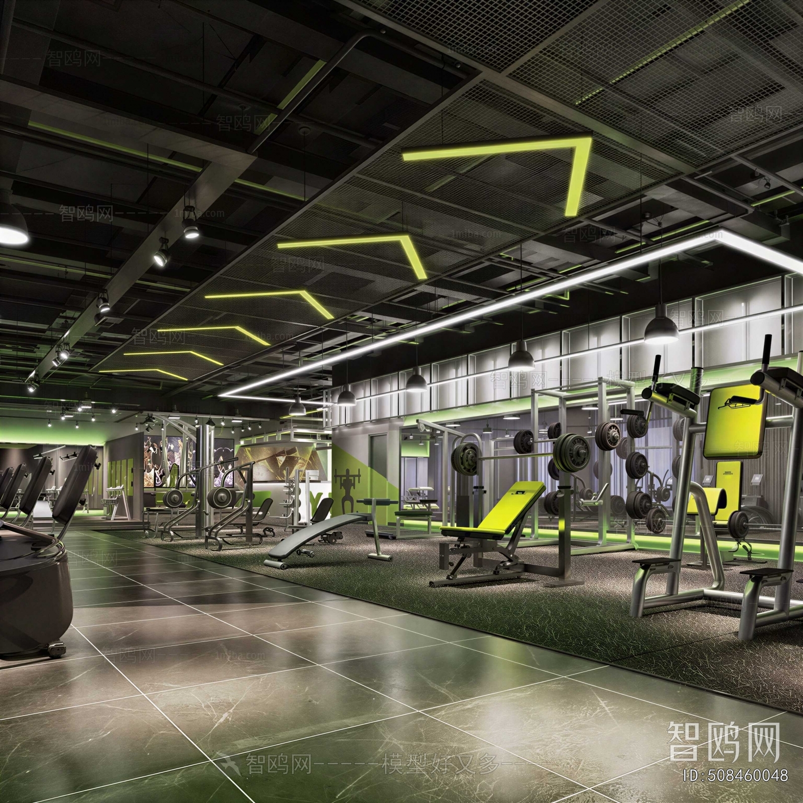 Industrial Style Gym