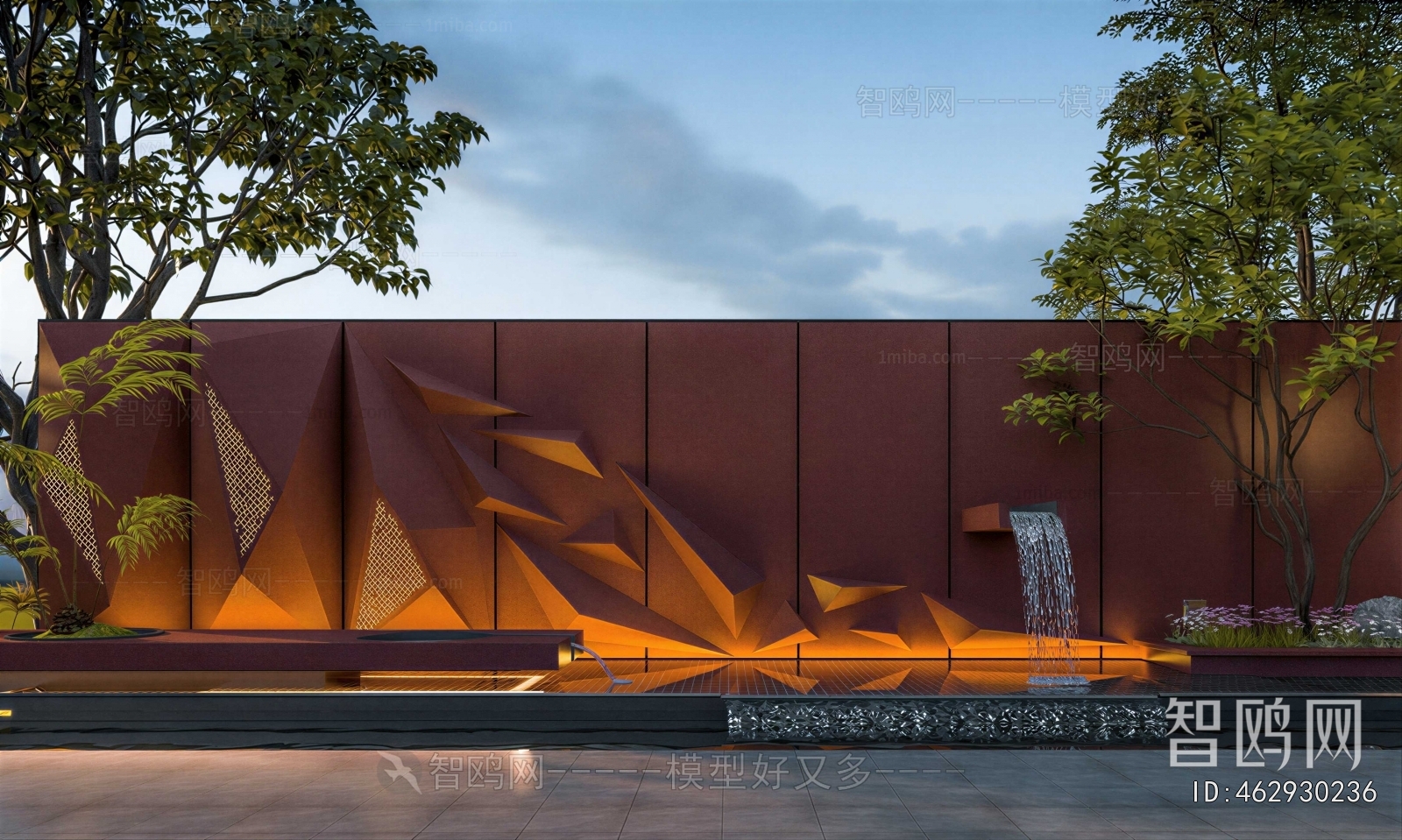 Modern Landscape Wall