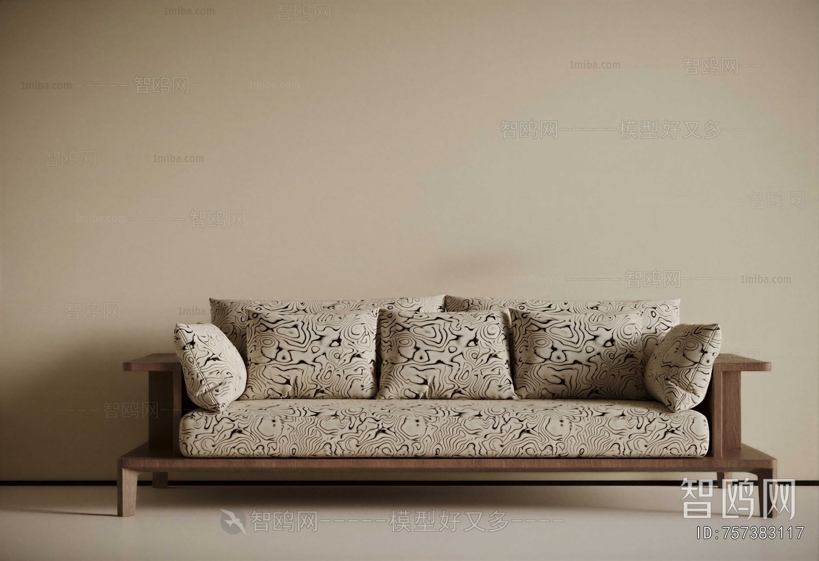 Modern Three-seat Sofa