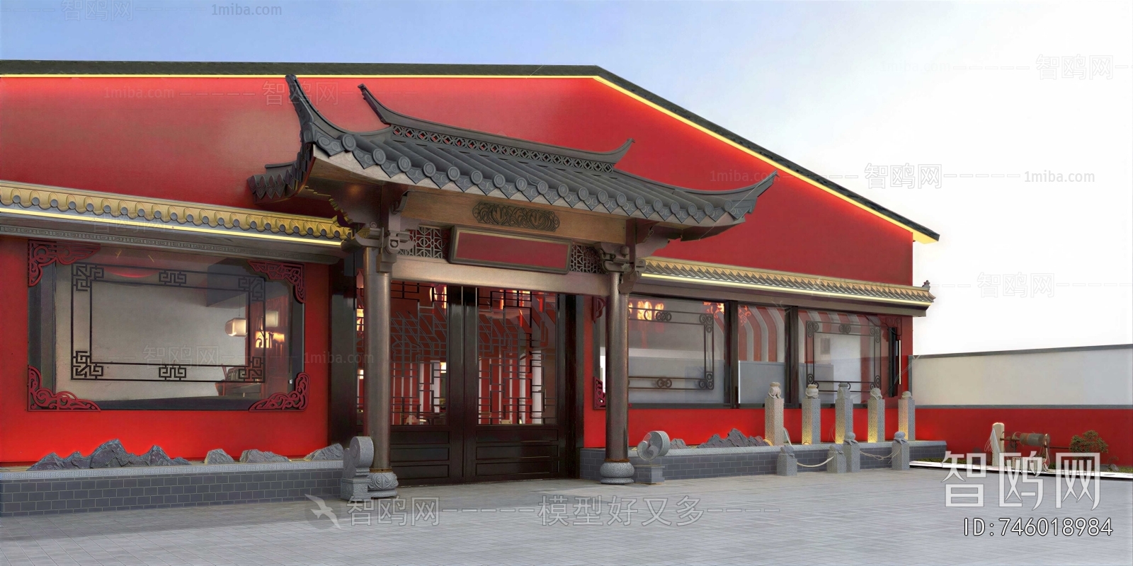 Chinese Style Facade Element