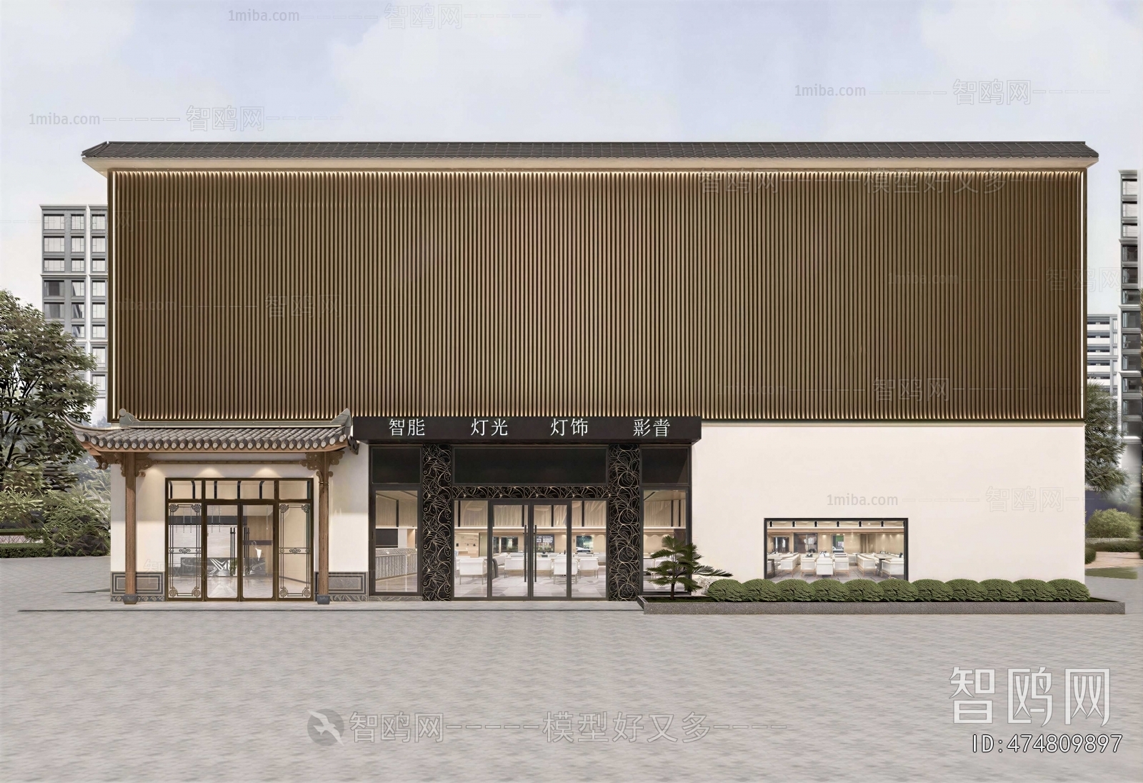 New Chinese Style Facade Element