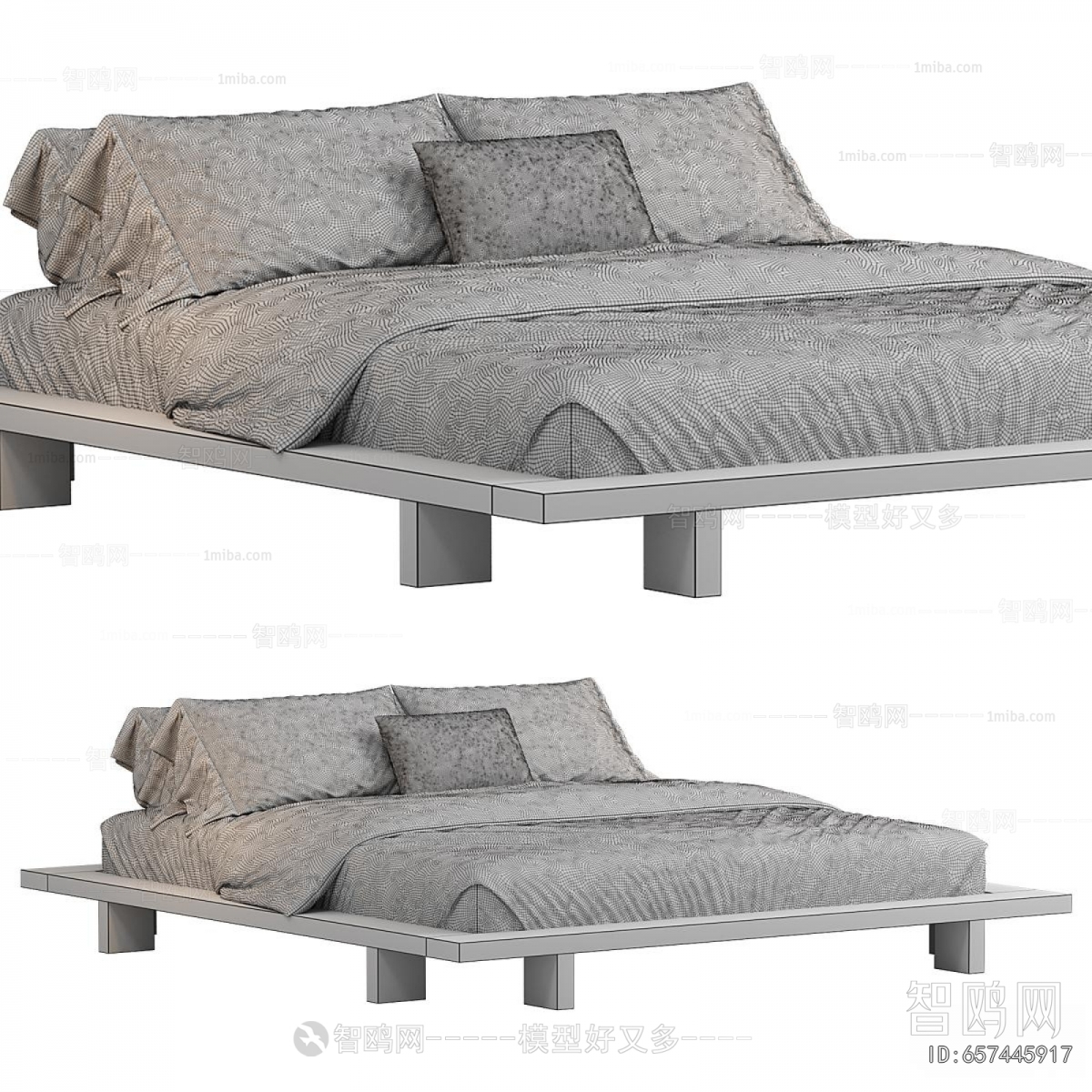 Japanese Style Double Bed