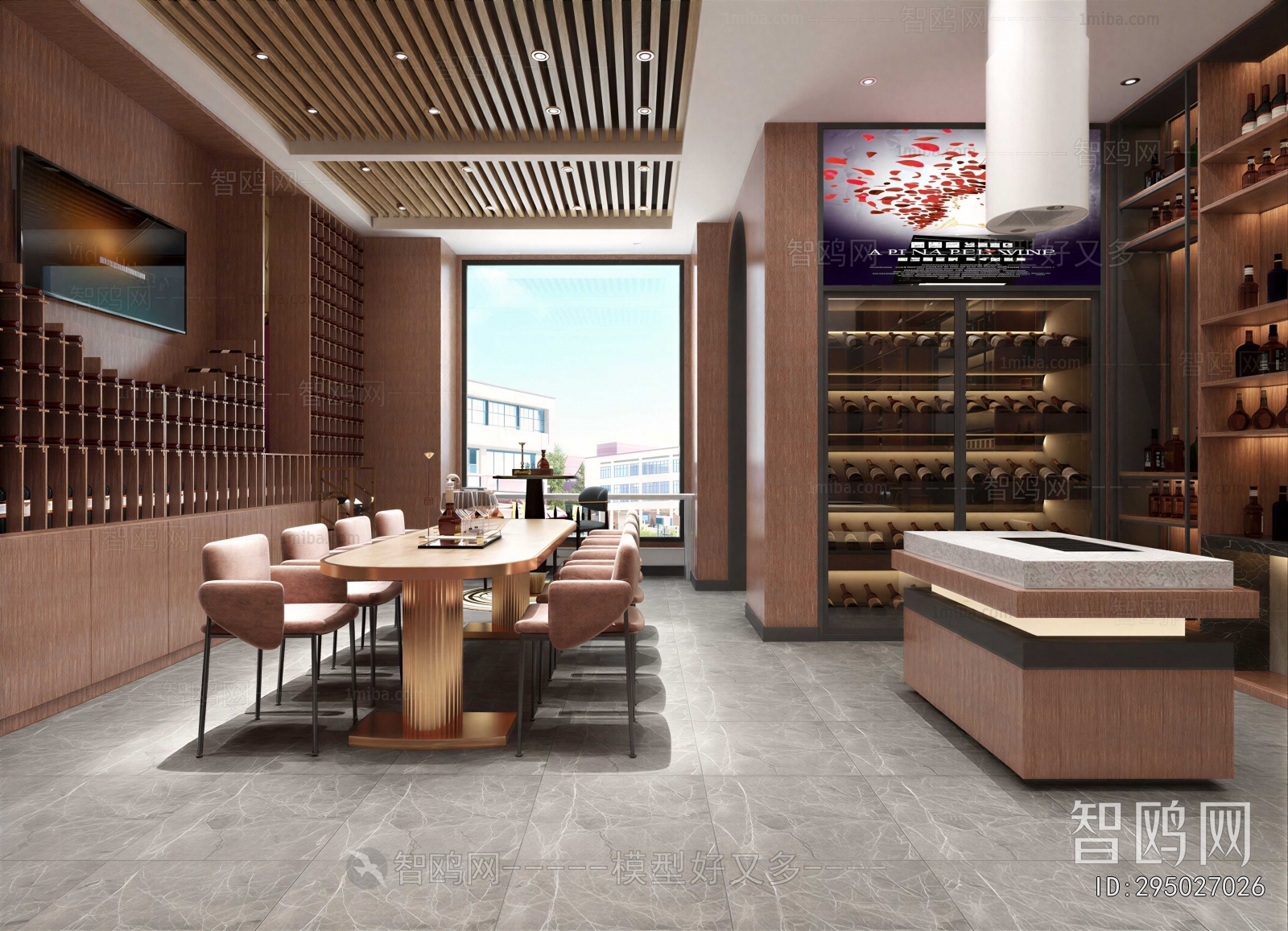 Modern Wine Cellar/Wine Tasting Room