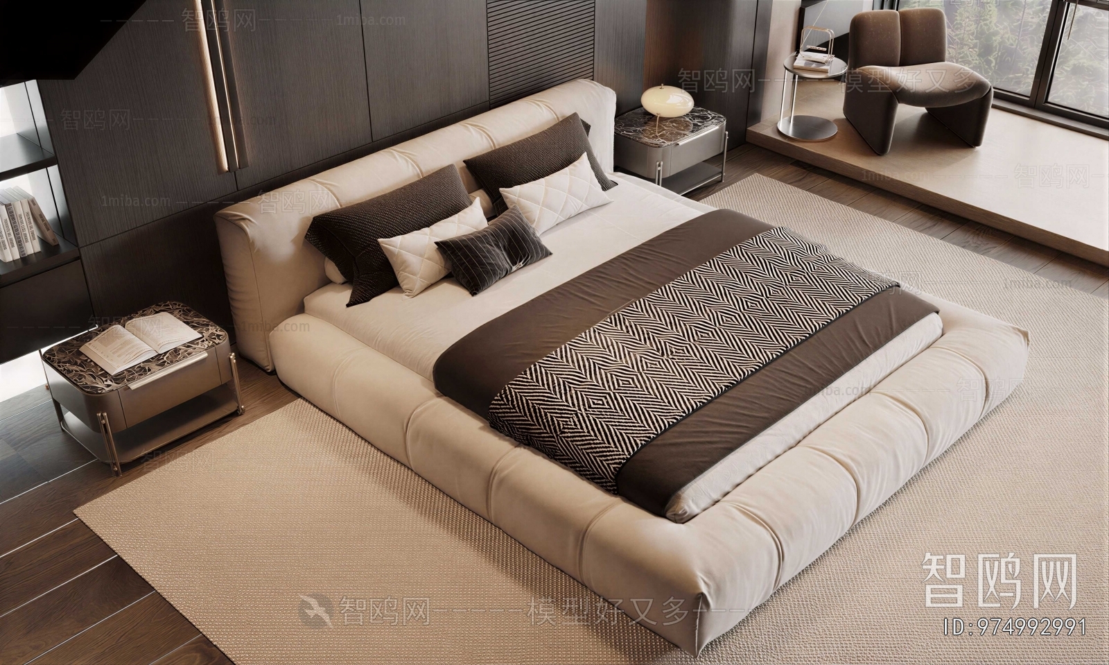 Modern Double Bed
