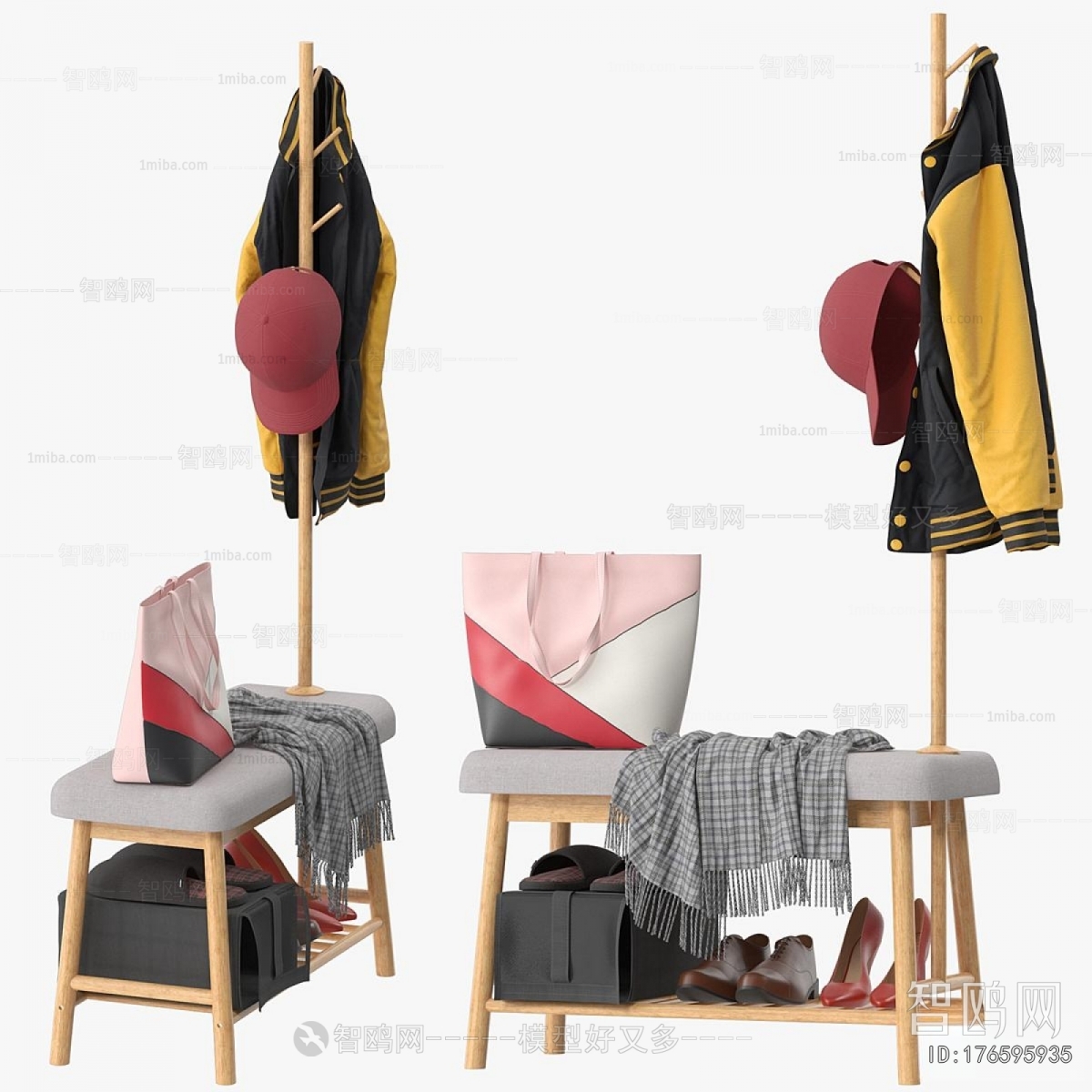 Modern Stool For Changing Shoes