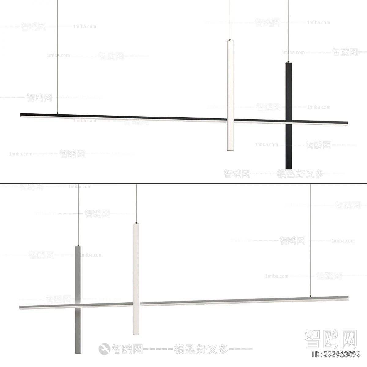 Modern Long Chandelier