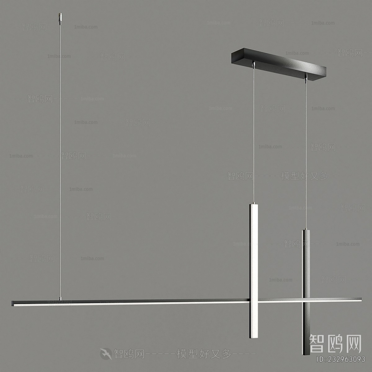 Modern Long Chandelier