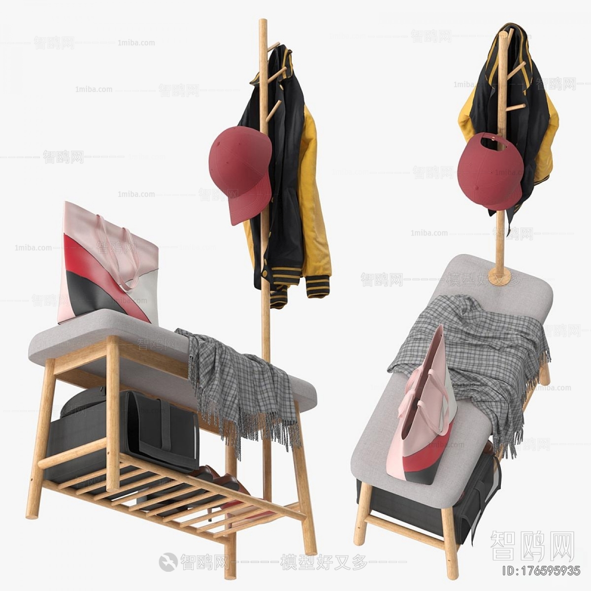 Modern Stool For Changing Shoes